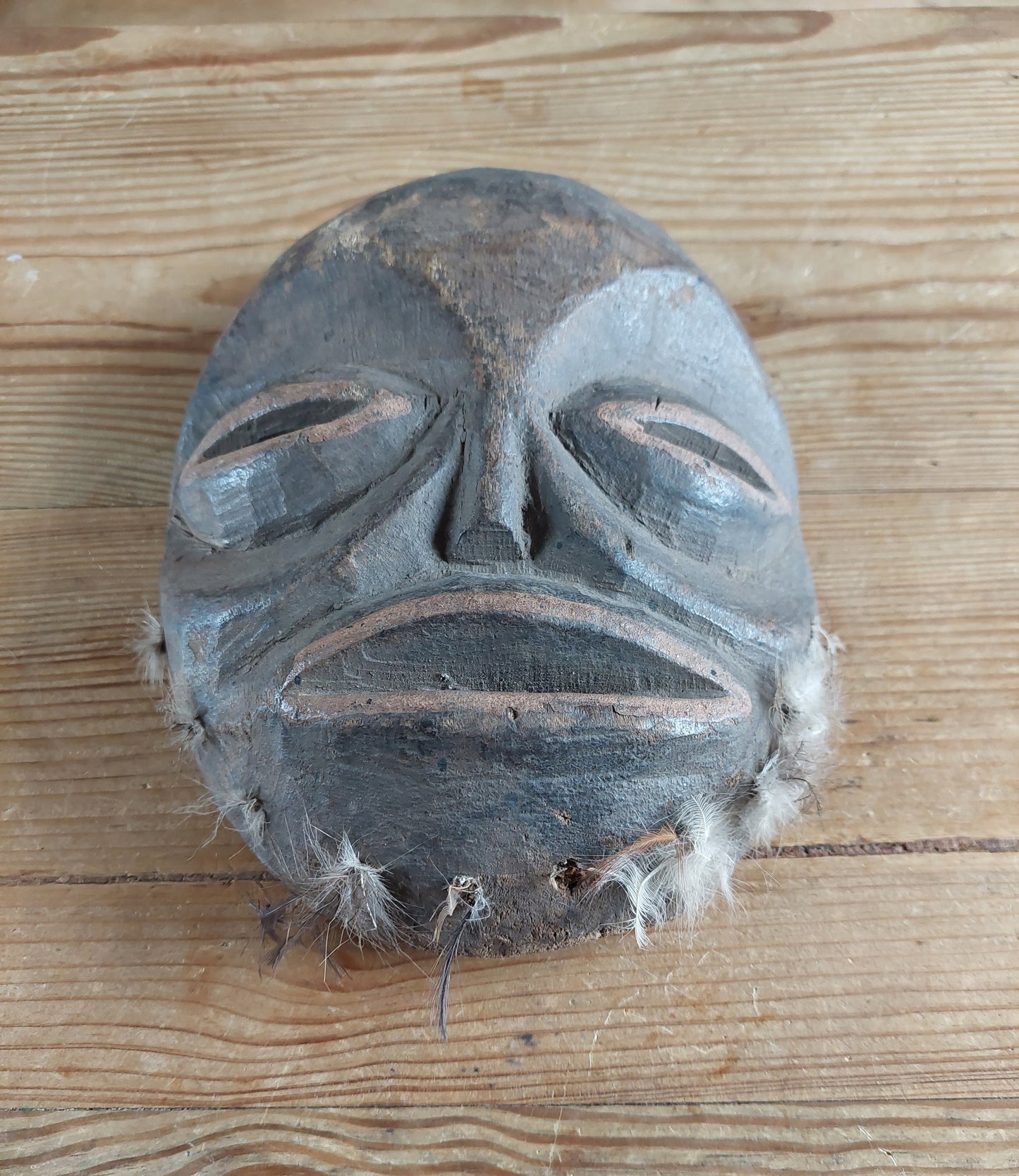 Vintage Nepalese wooden mask