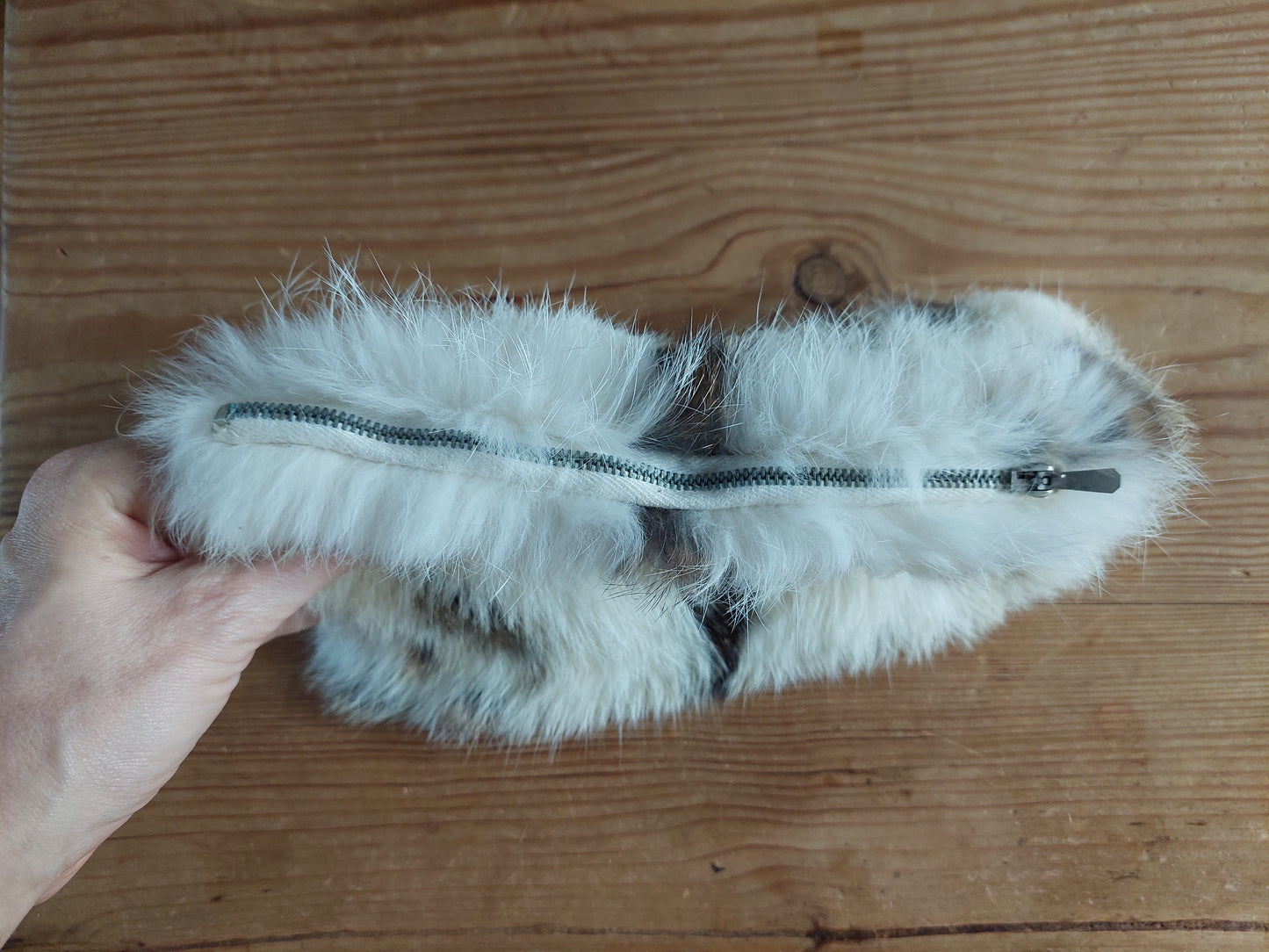 Rabbit hide pouch