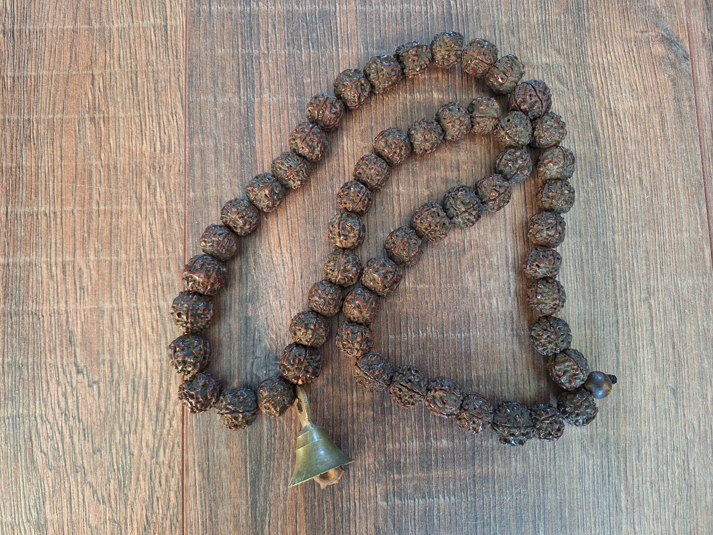 Old Nepalese shamanic rudraksha necklace #15