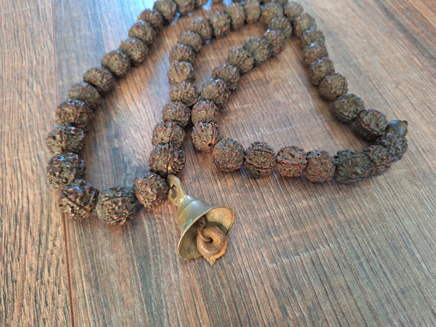 Old Nepalese shamanic rudraksha necklace #15