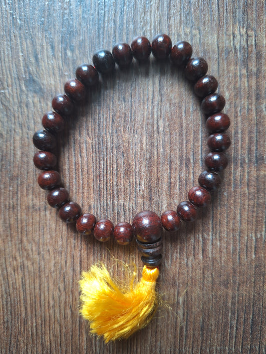 Rosewood mala bracelet