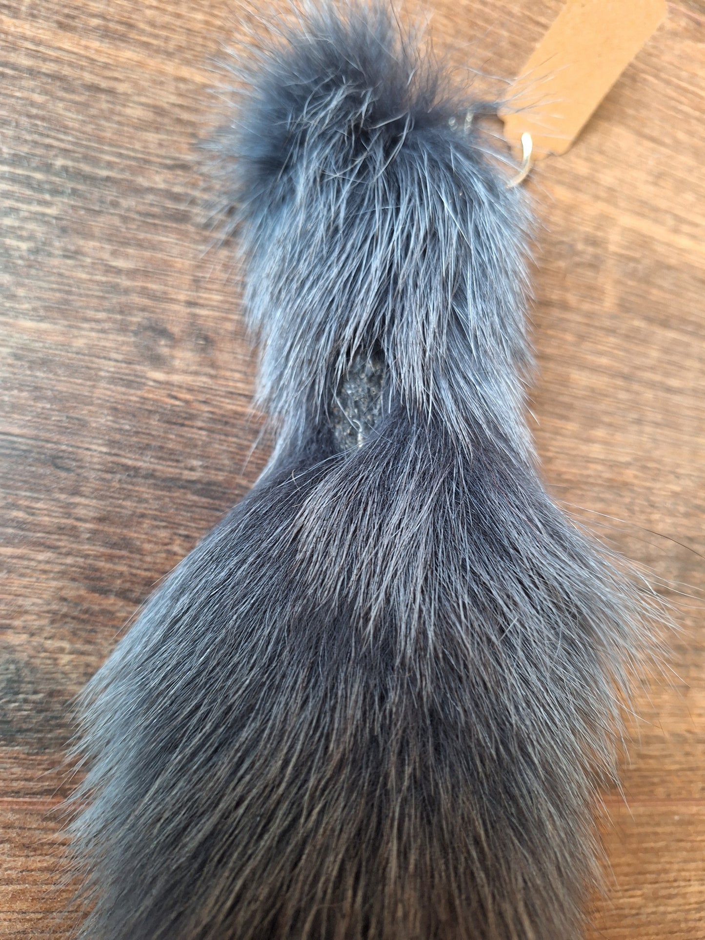 Colorful painted fox tails