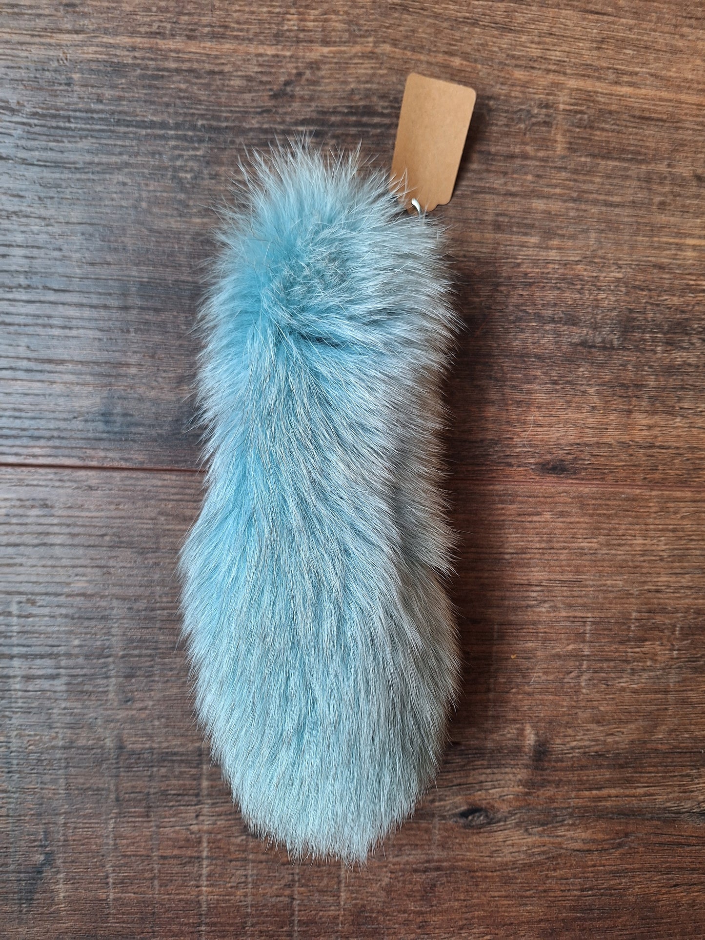 Colorful painted fox tails