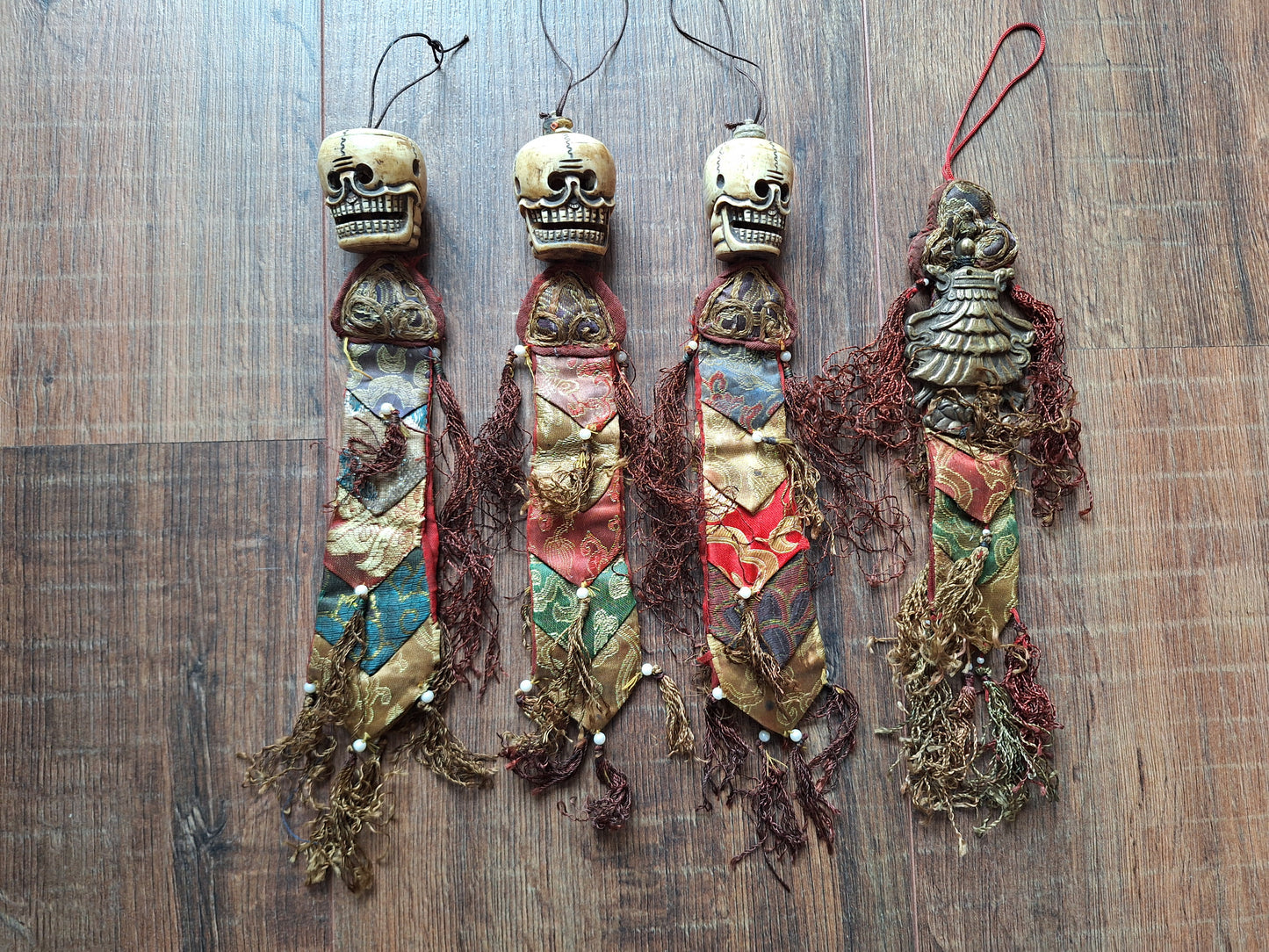 Tibetan amulet wall hangers