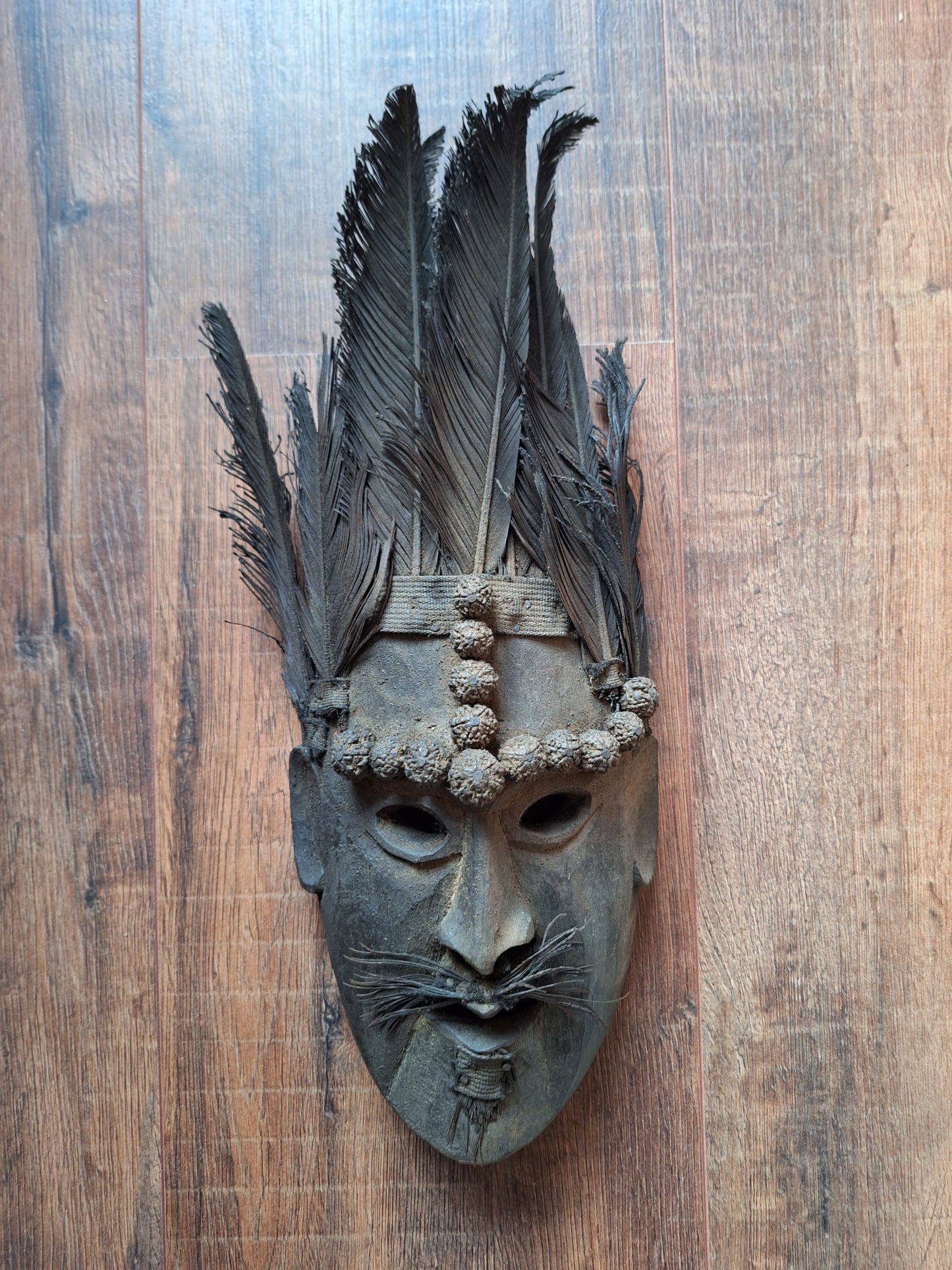 Antique Nepalese wooden mask