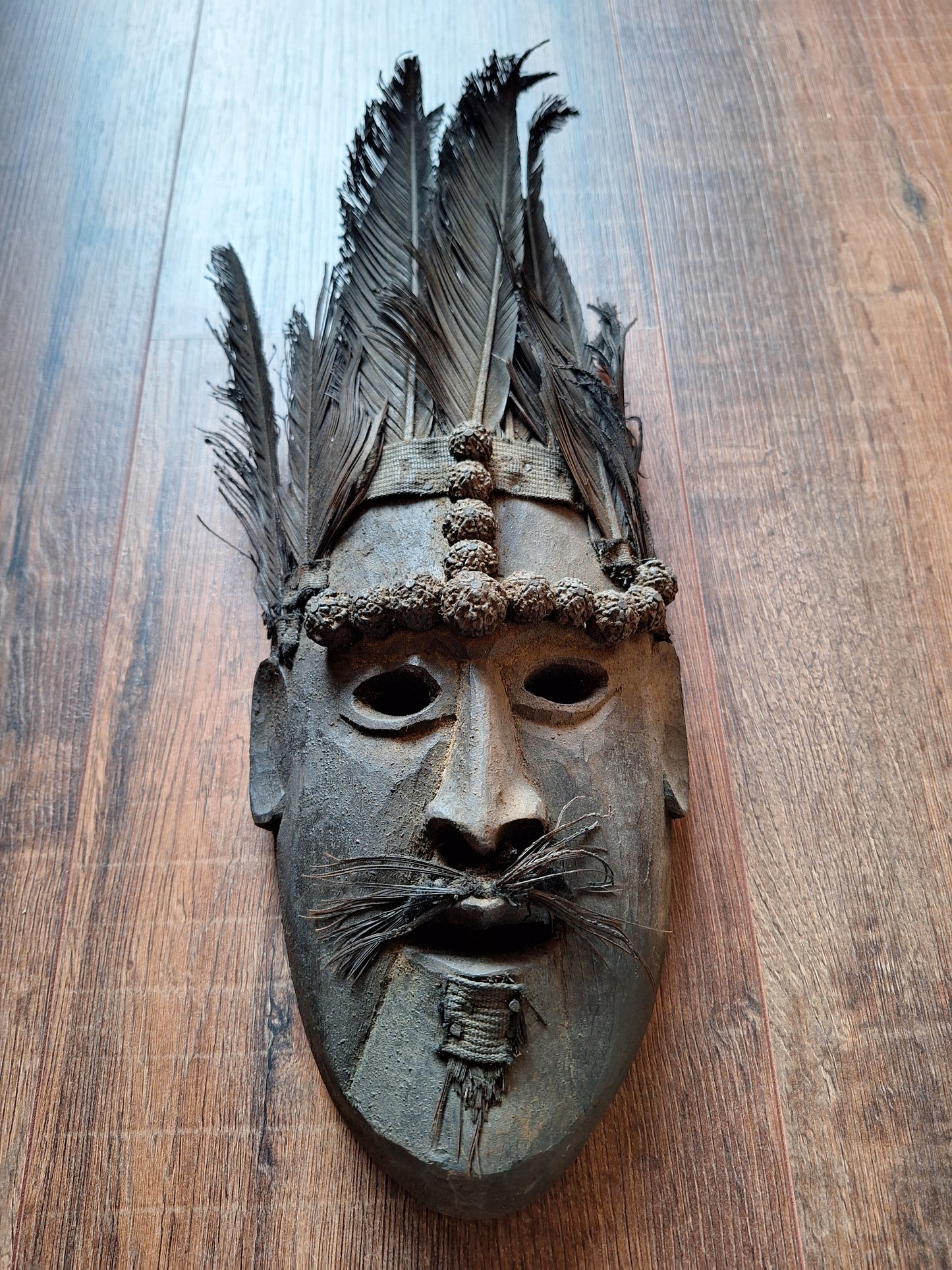 Antique Nepalese wooden mask