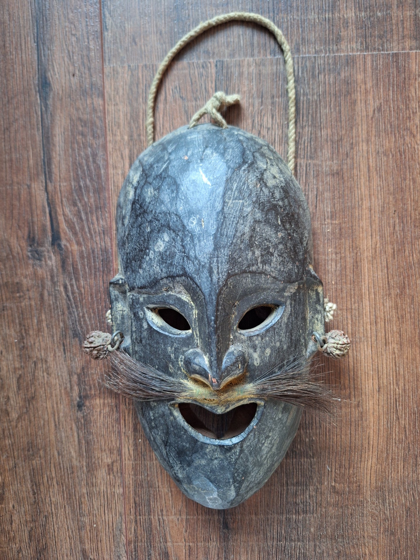 Antique Nepalese wooden mask