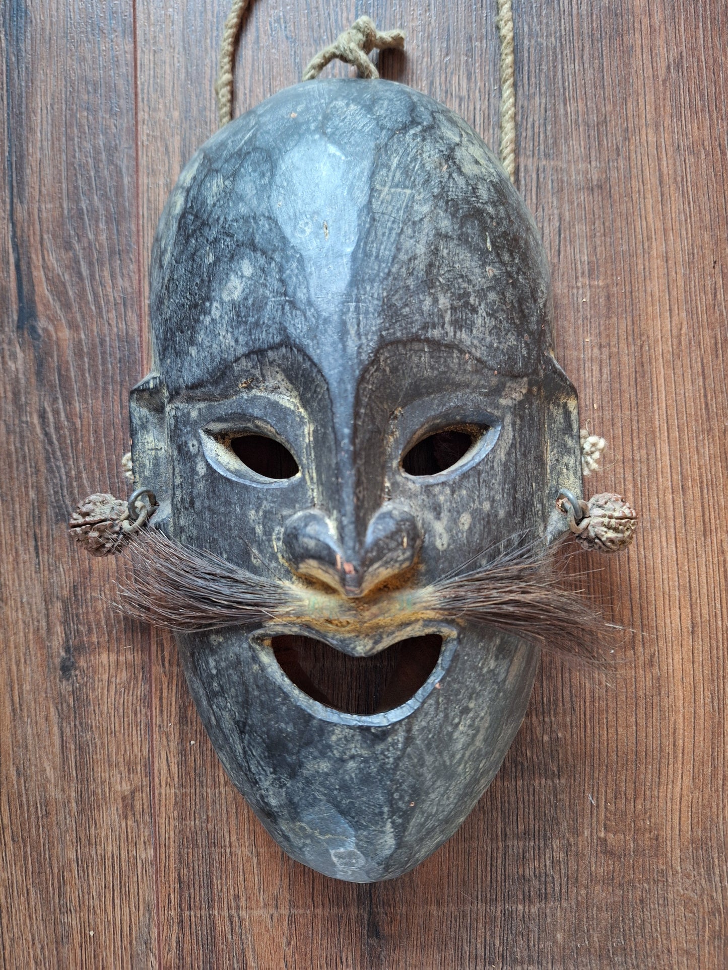 Antique Nepalese wooden mask