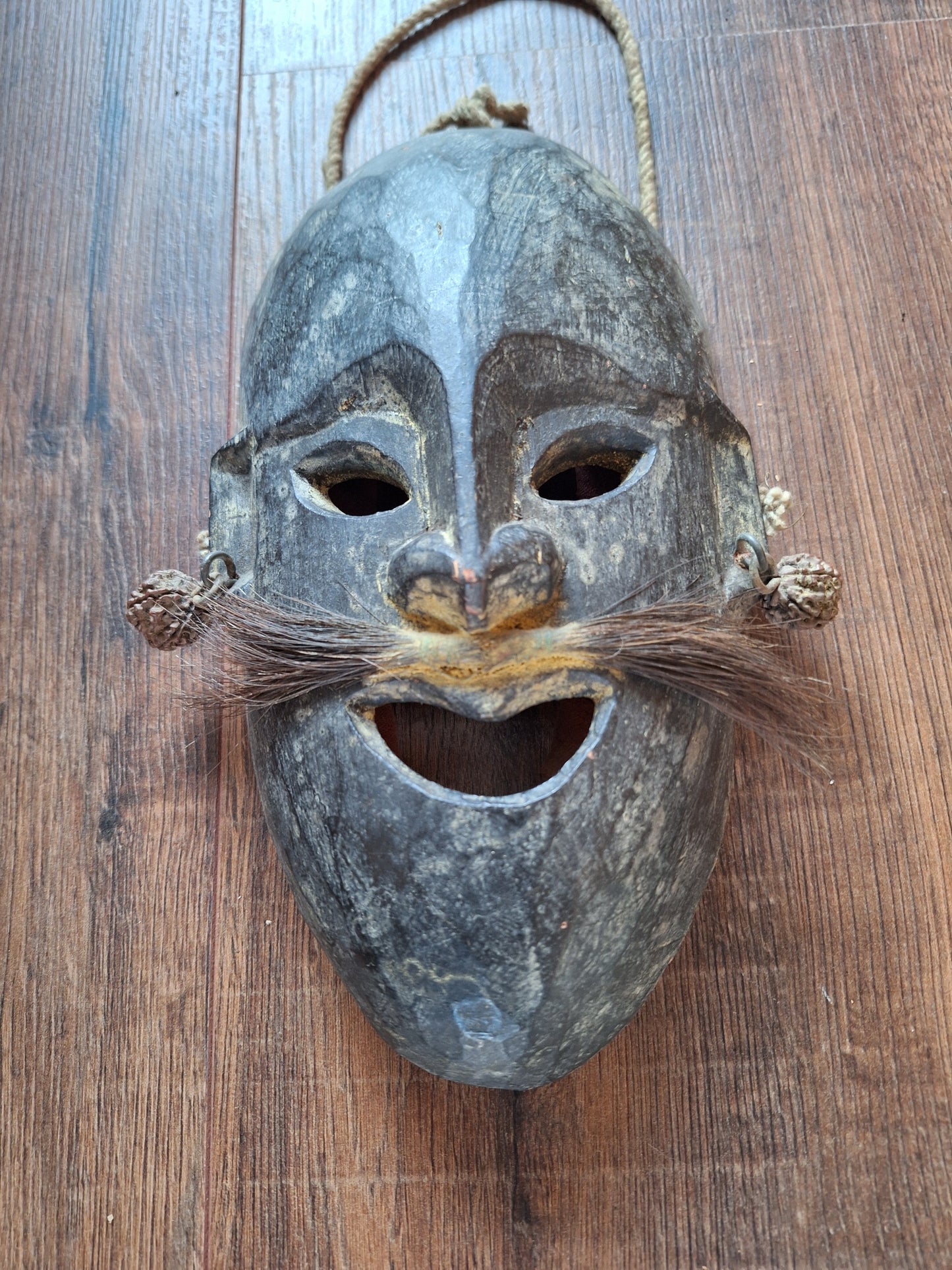 Antique Nepalese wooden mask