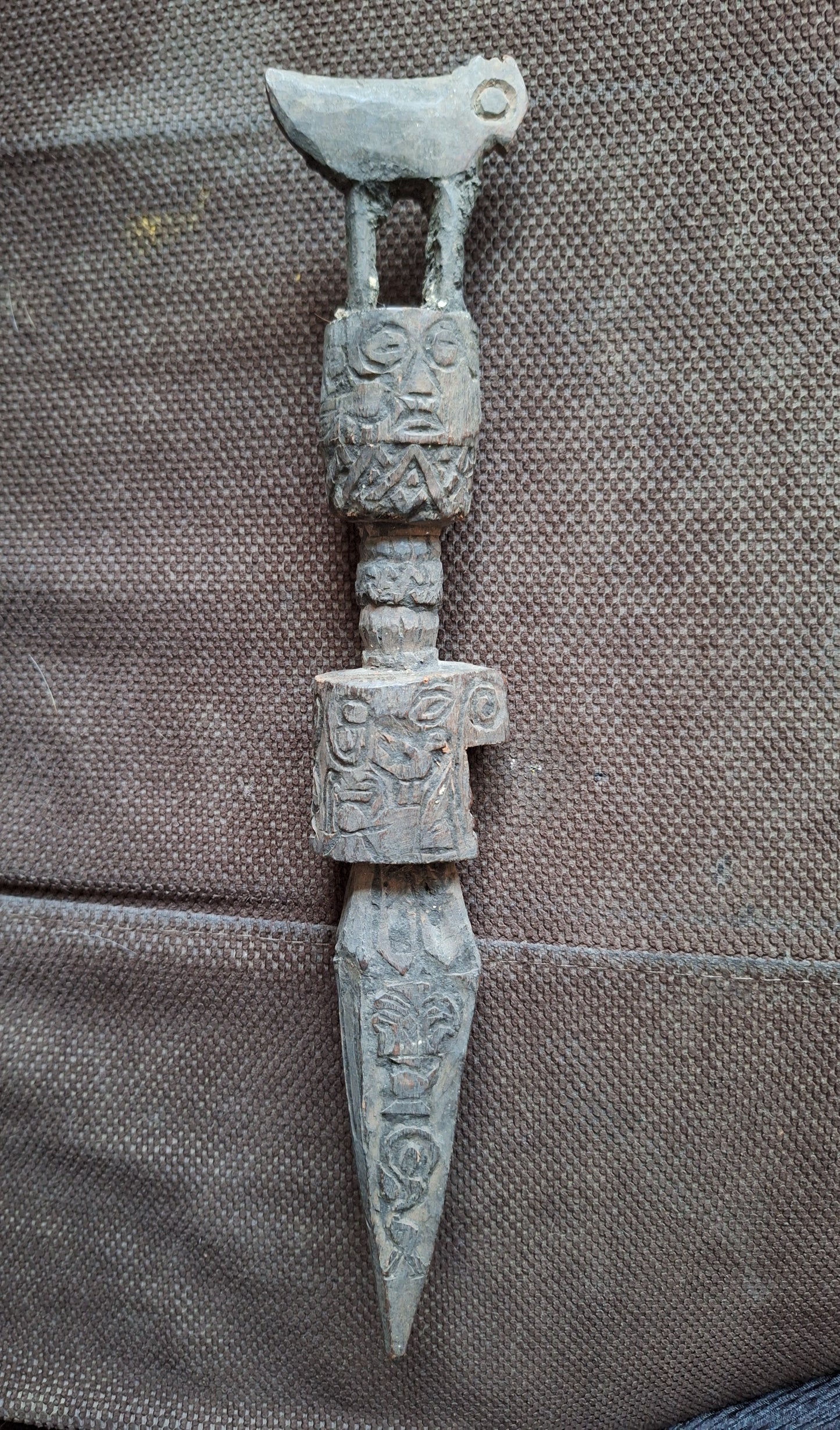 Antique wooden phurba #33
