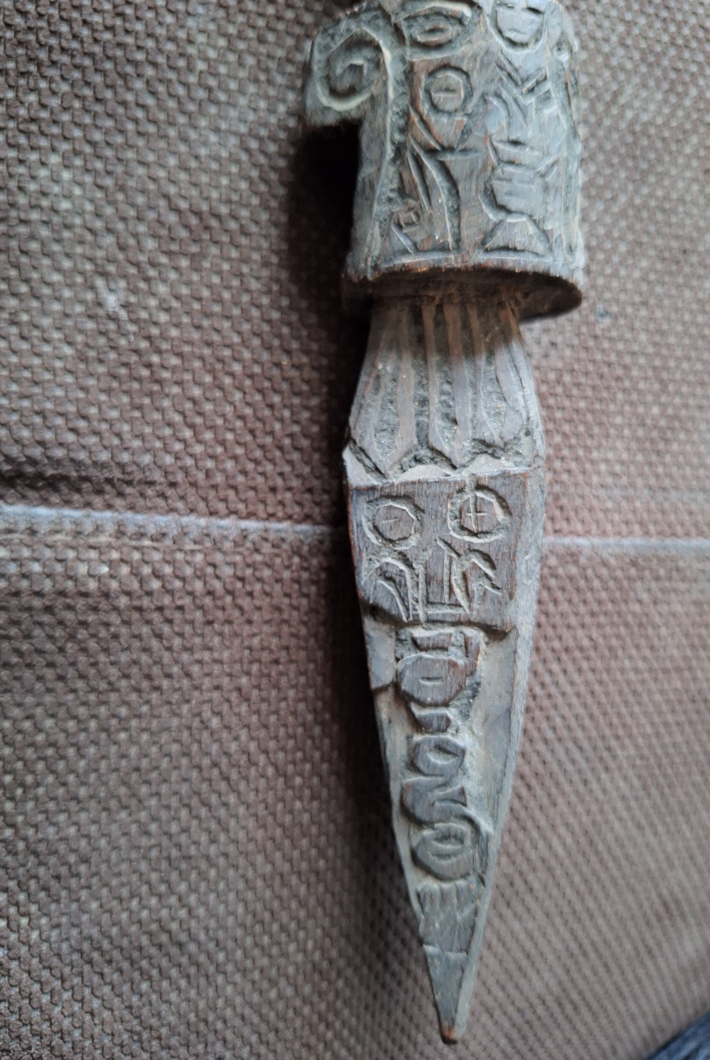 Antique wooden phurba #33