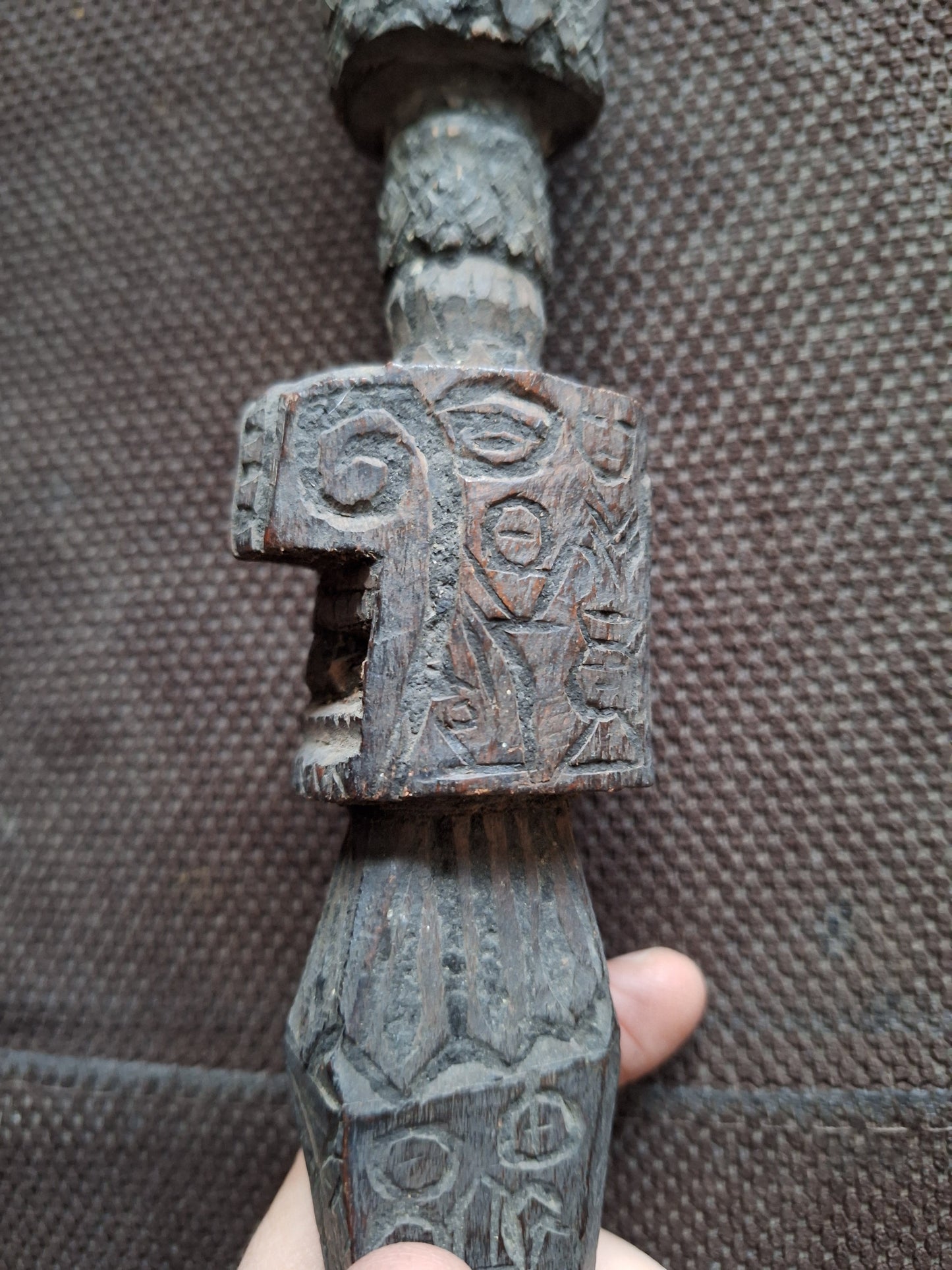 Antique wooden phurba #33