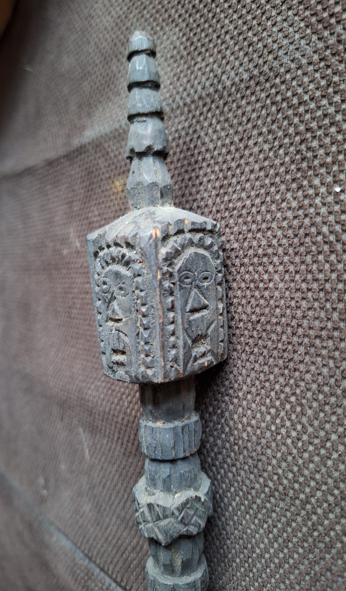 Antique wooden phurba #34