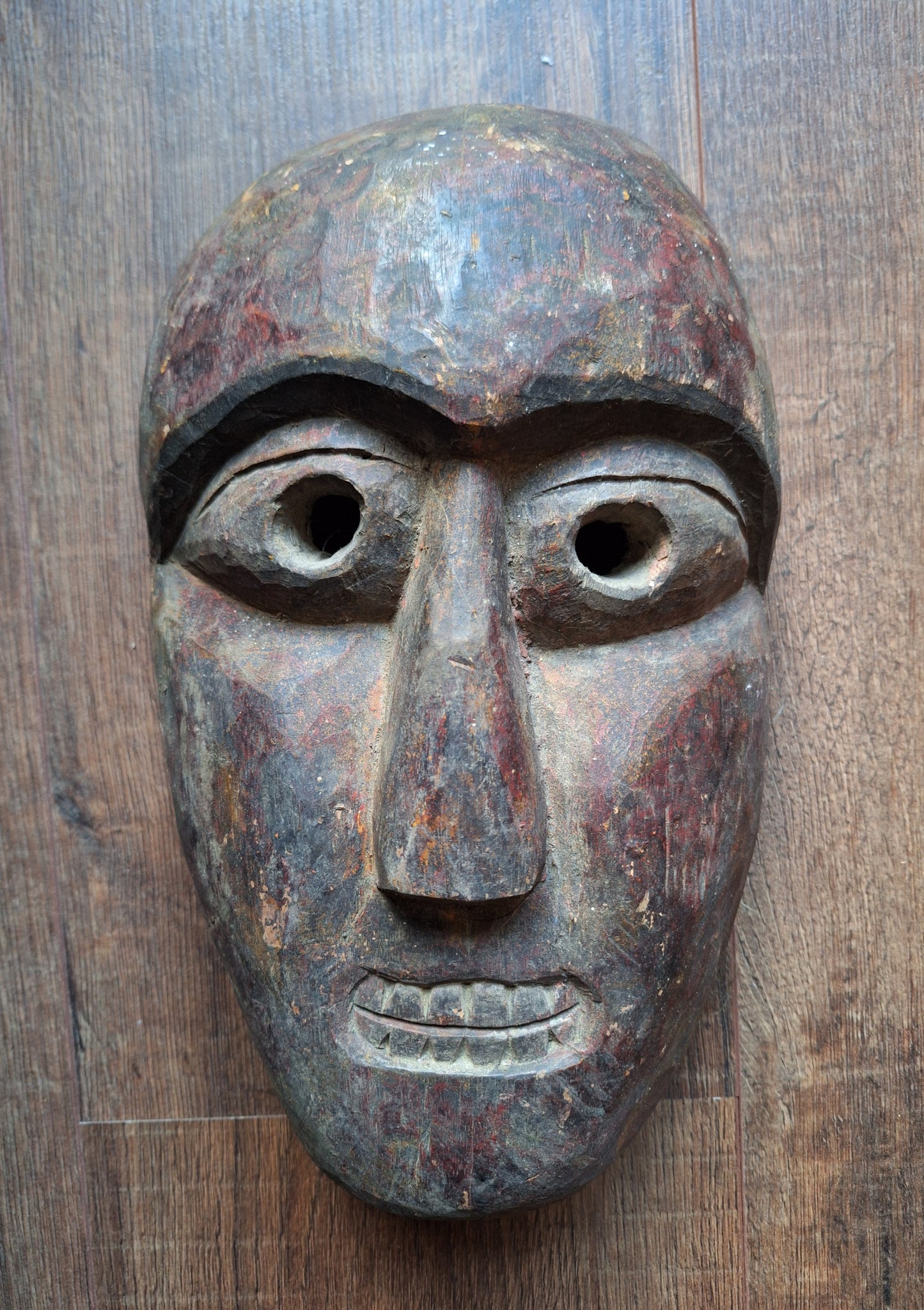 Antique Nepalese wooden mask