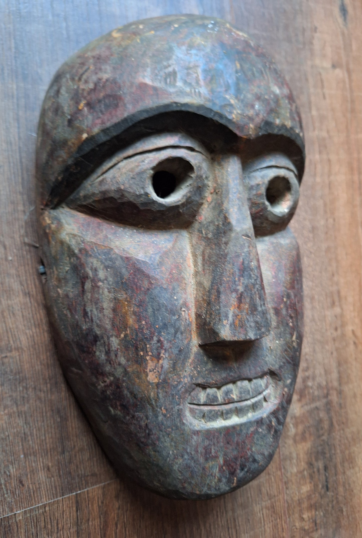 Antique Nepalese wooden mask