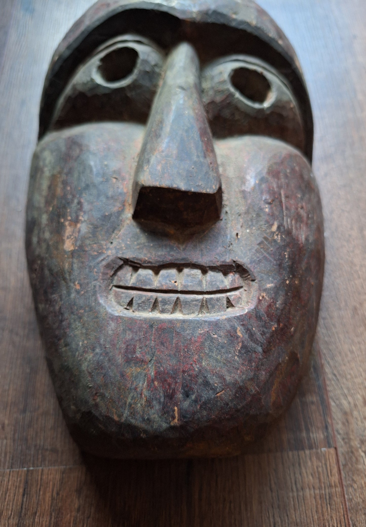 Antique Nepalese wooden mask