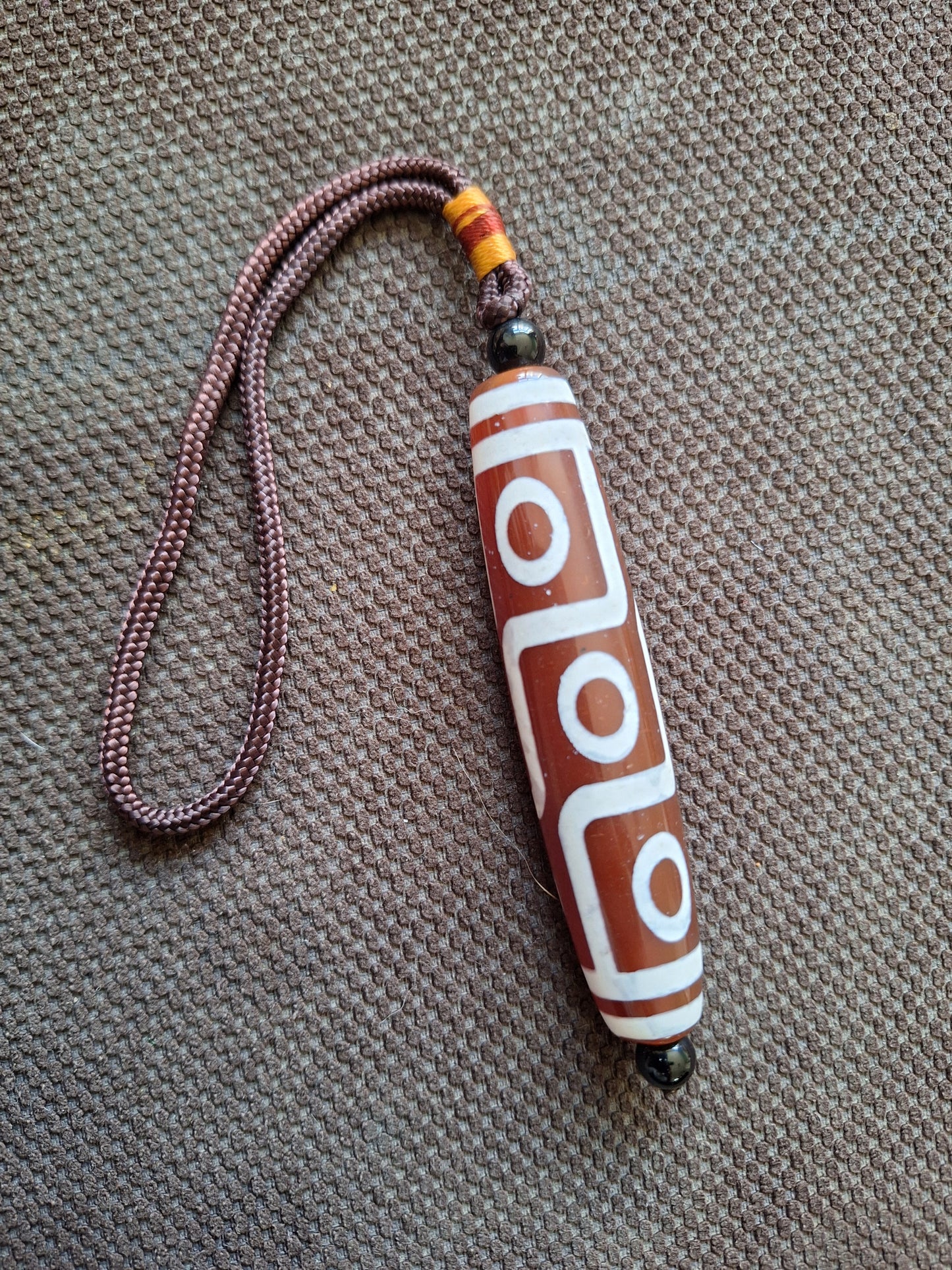 9 eye meditation dzi  bead