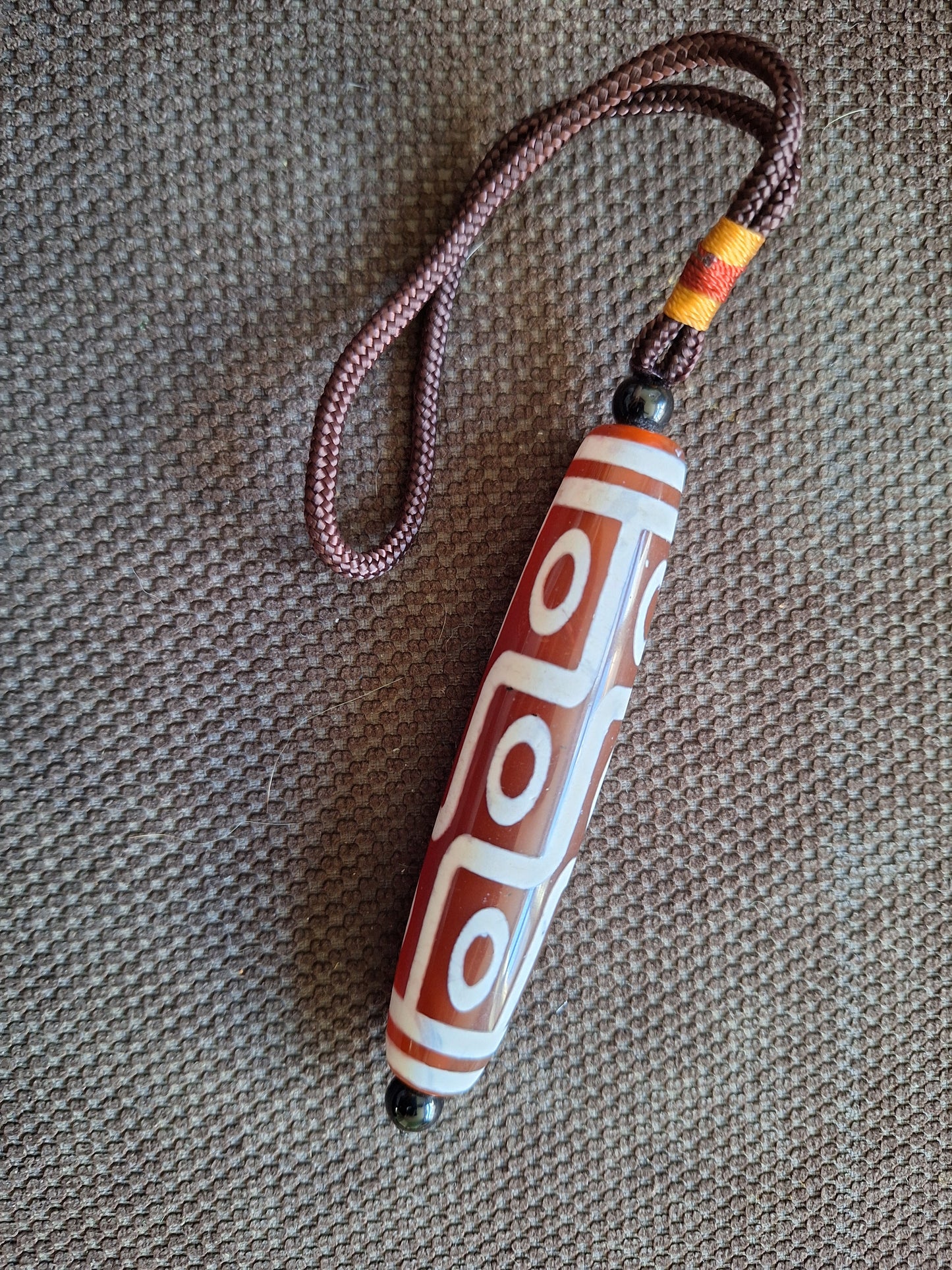 9 eye meditation dzi  bead