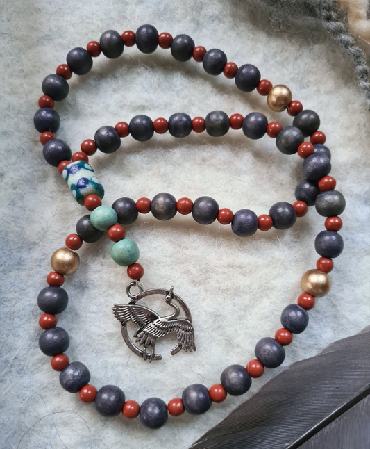 "Crane" prayerbeads