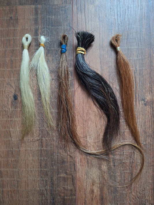 Horse mane hair crafting set