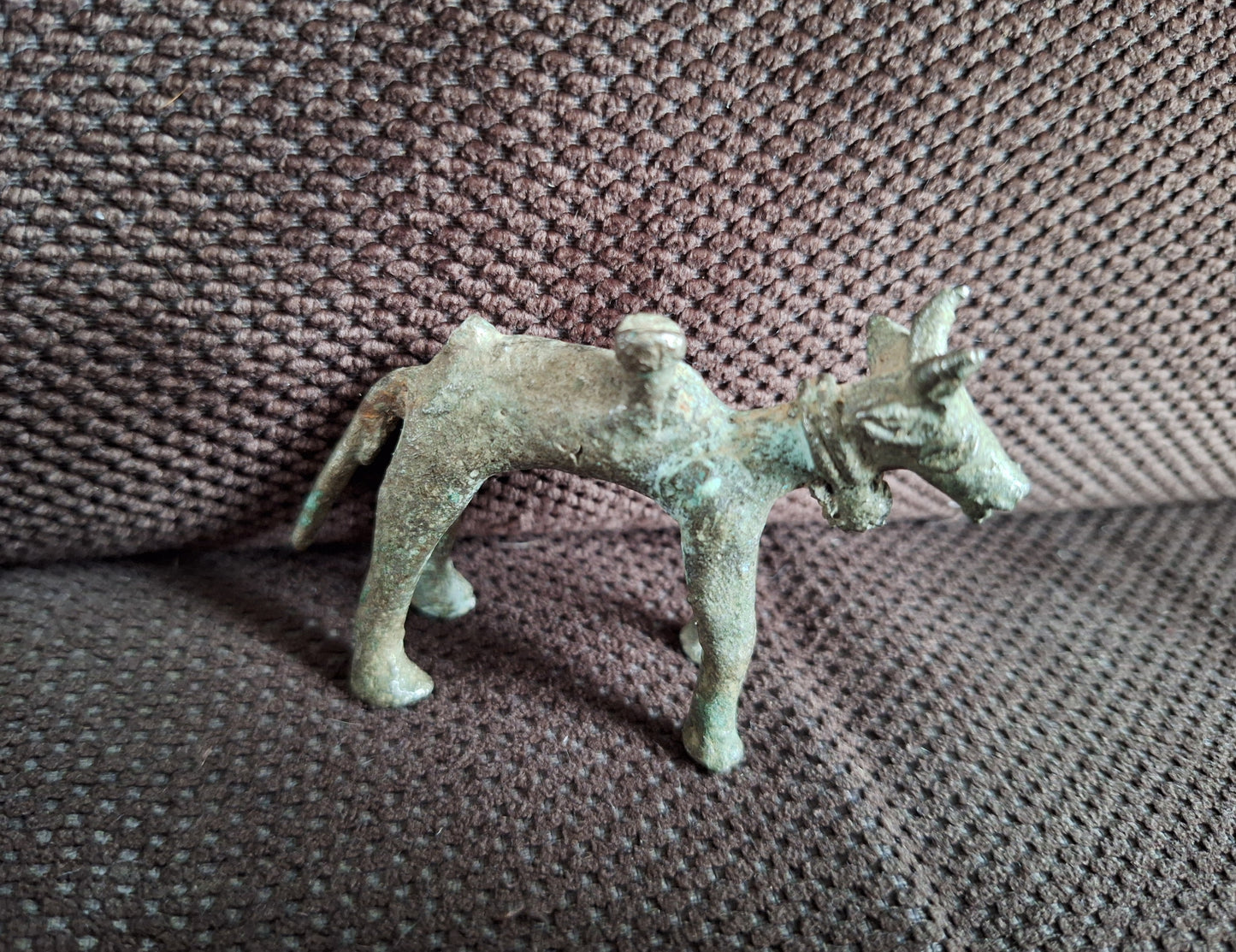 Antique five-legged cow figurine #2