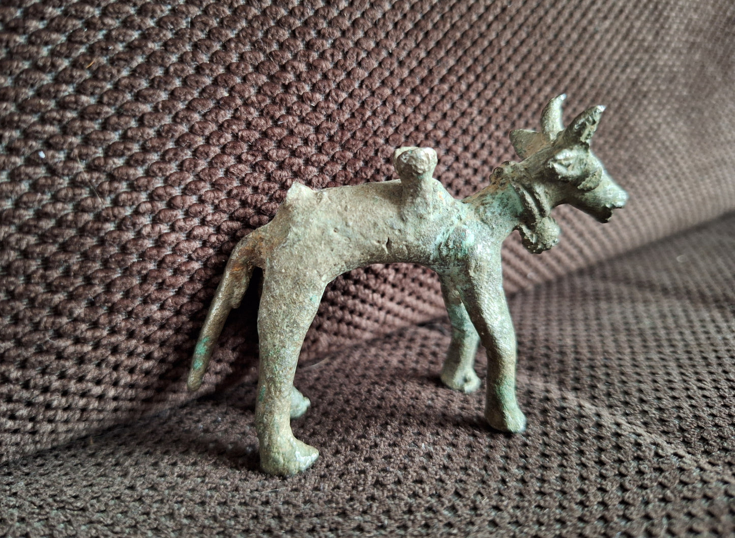 Antique five-legged cow figurine #2