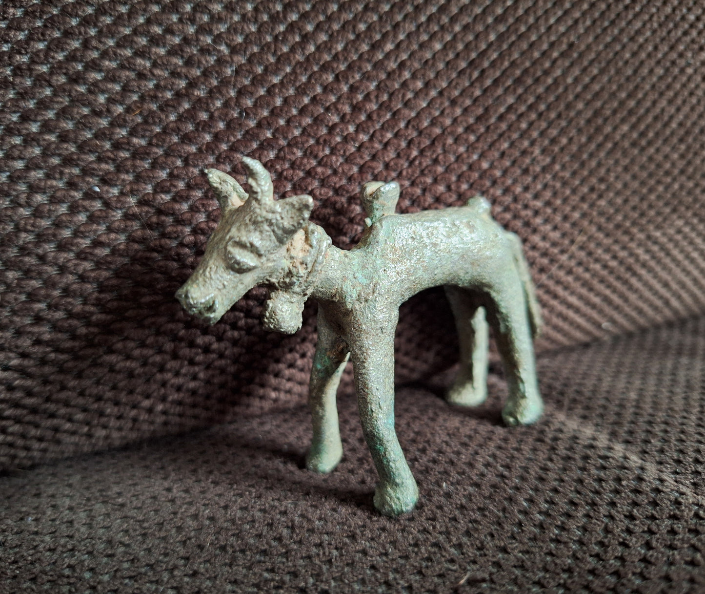 Antique five-legged cow figurine #2