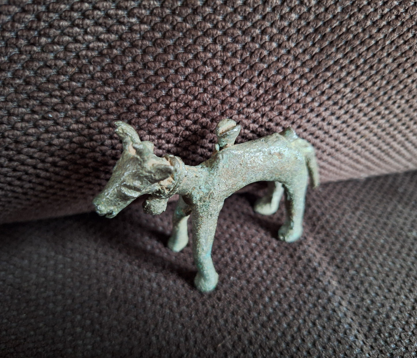 Antique five-legged cow figurine #2