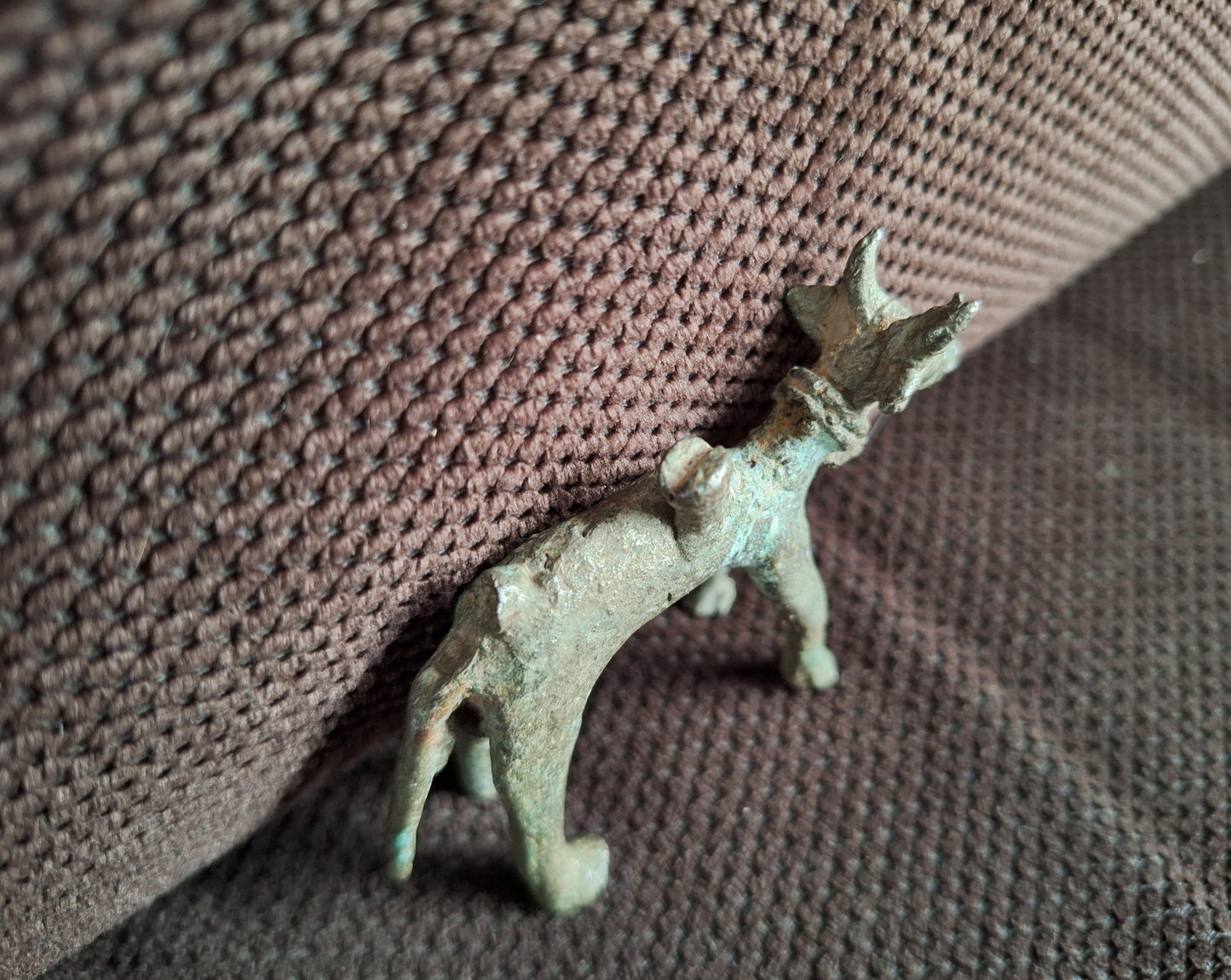 Antique five-legged cow figurine #2