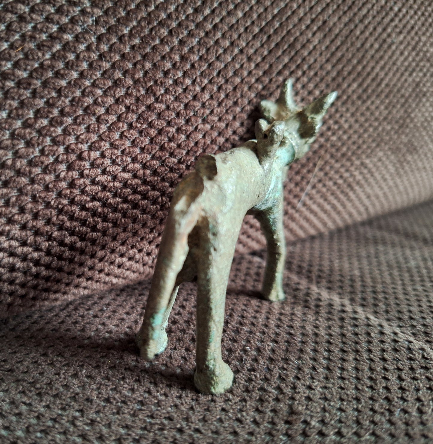 Antique five-legged cow figurine #2