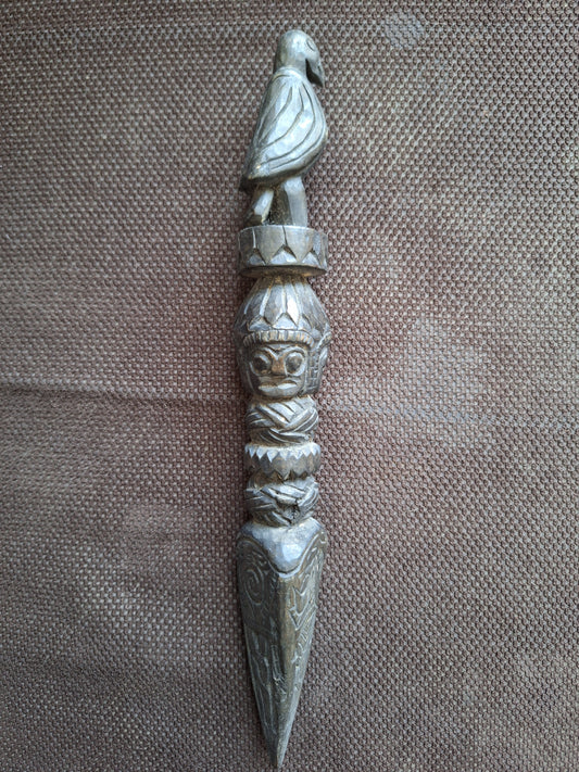 Antique wooden phurba #37