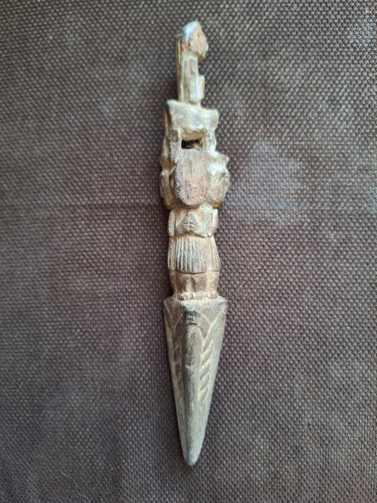 Antique wooden phurba #38