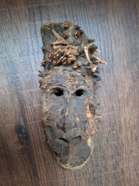 Nepalese palm tree root mask #3