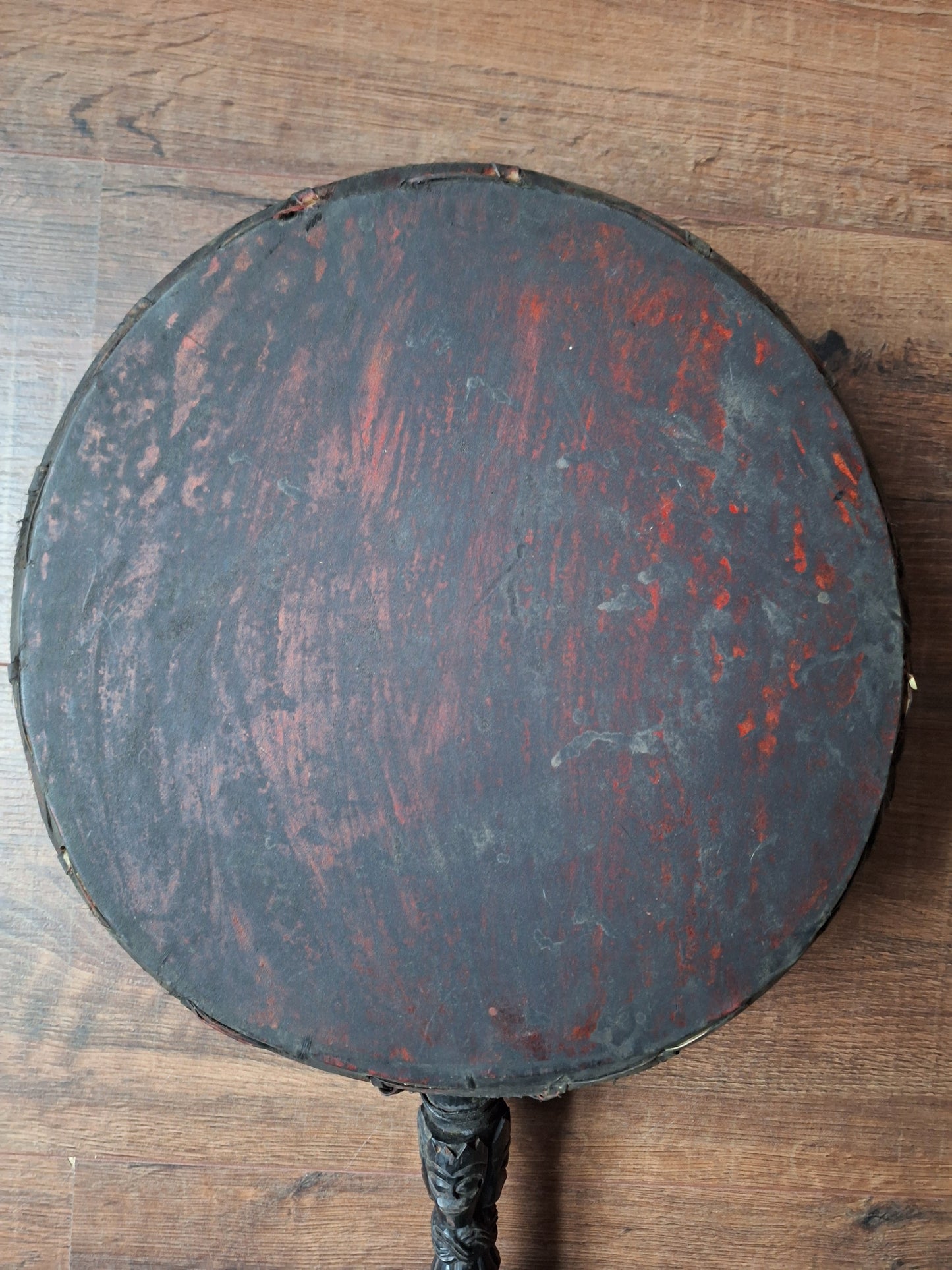 Antique Nepalese dhyangro drum #9