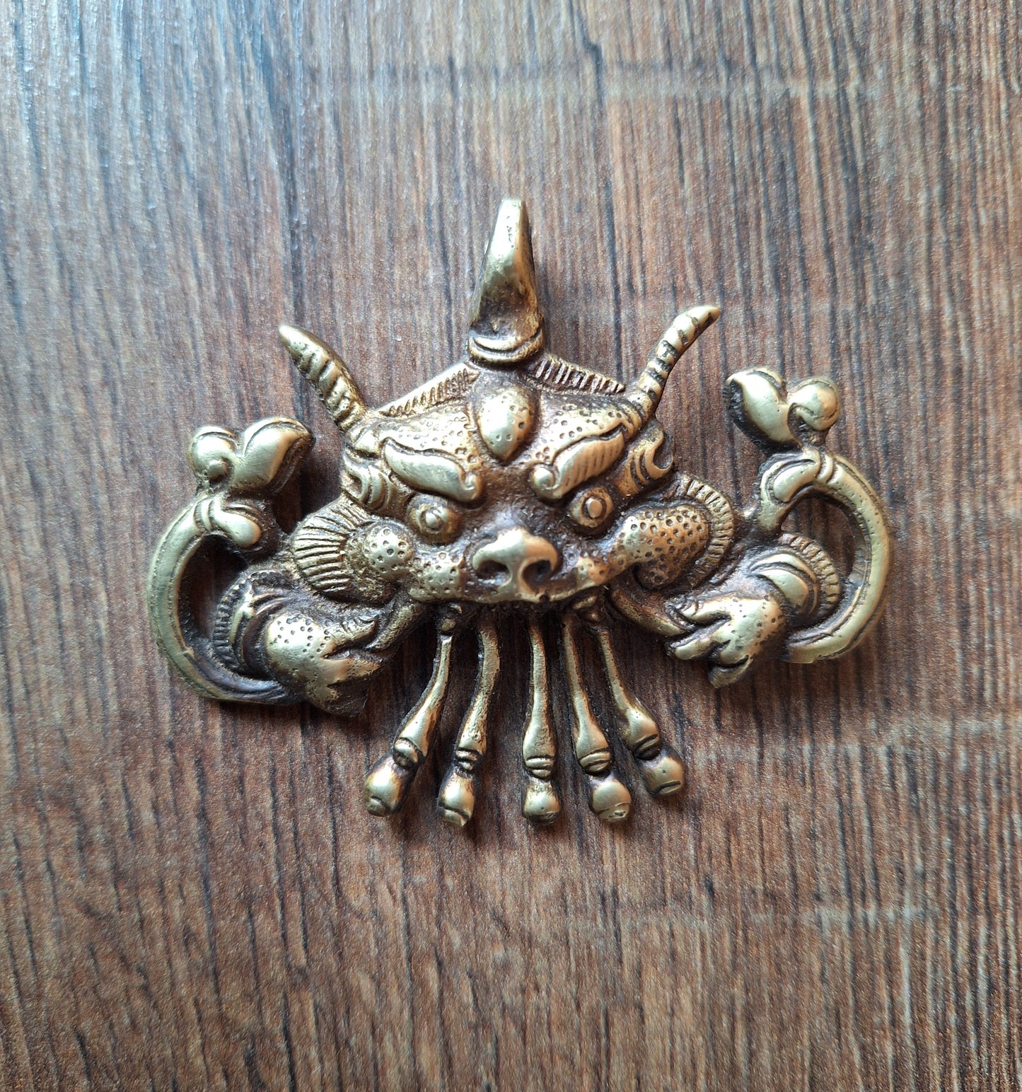 Vintage brass pendant Cheppu