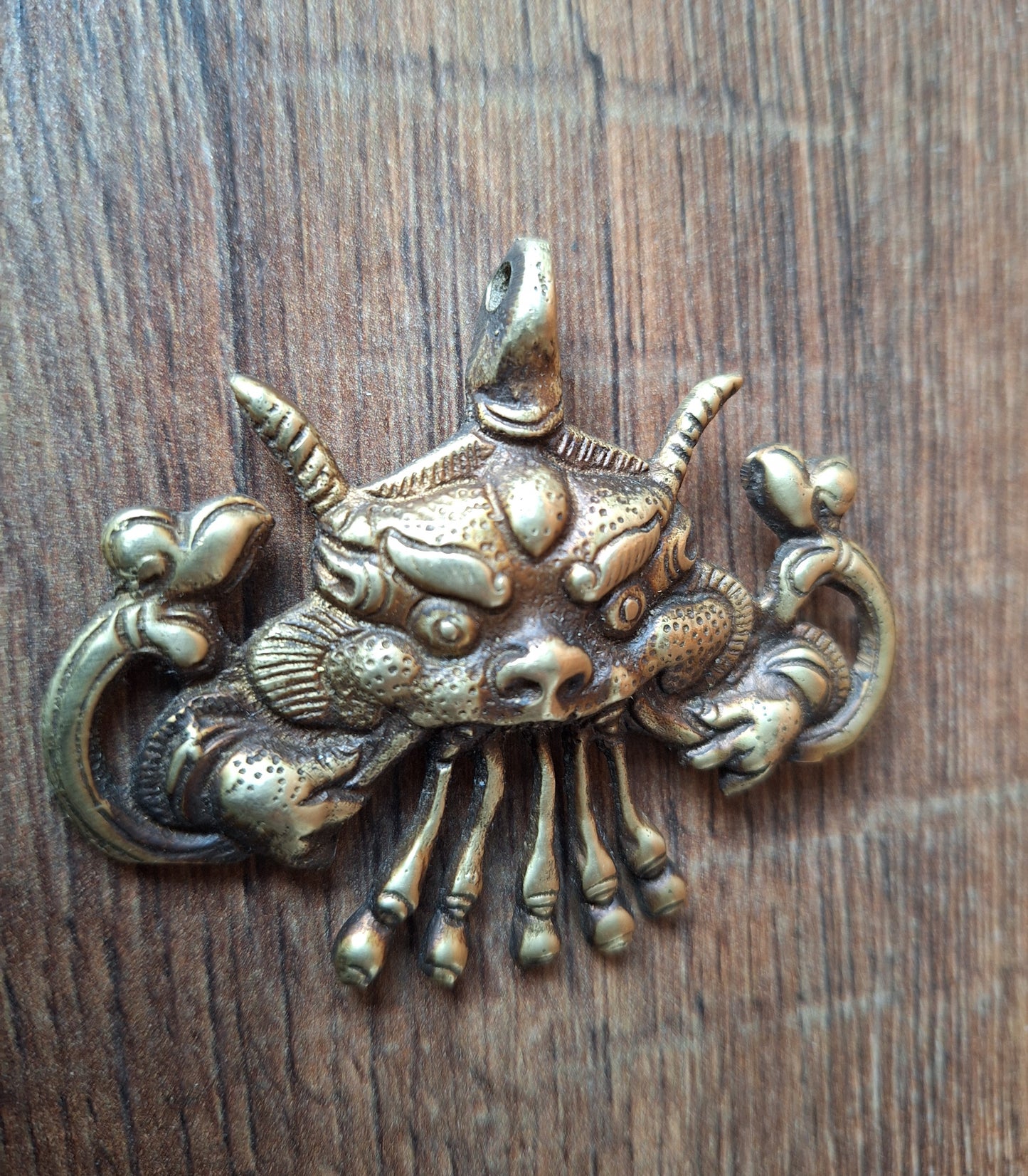 Vintage brass pendant Cheppu