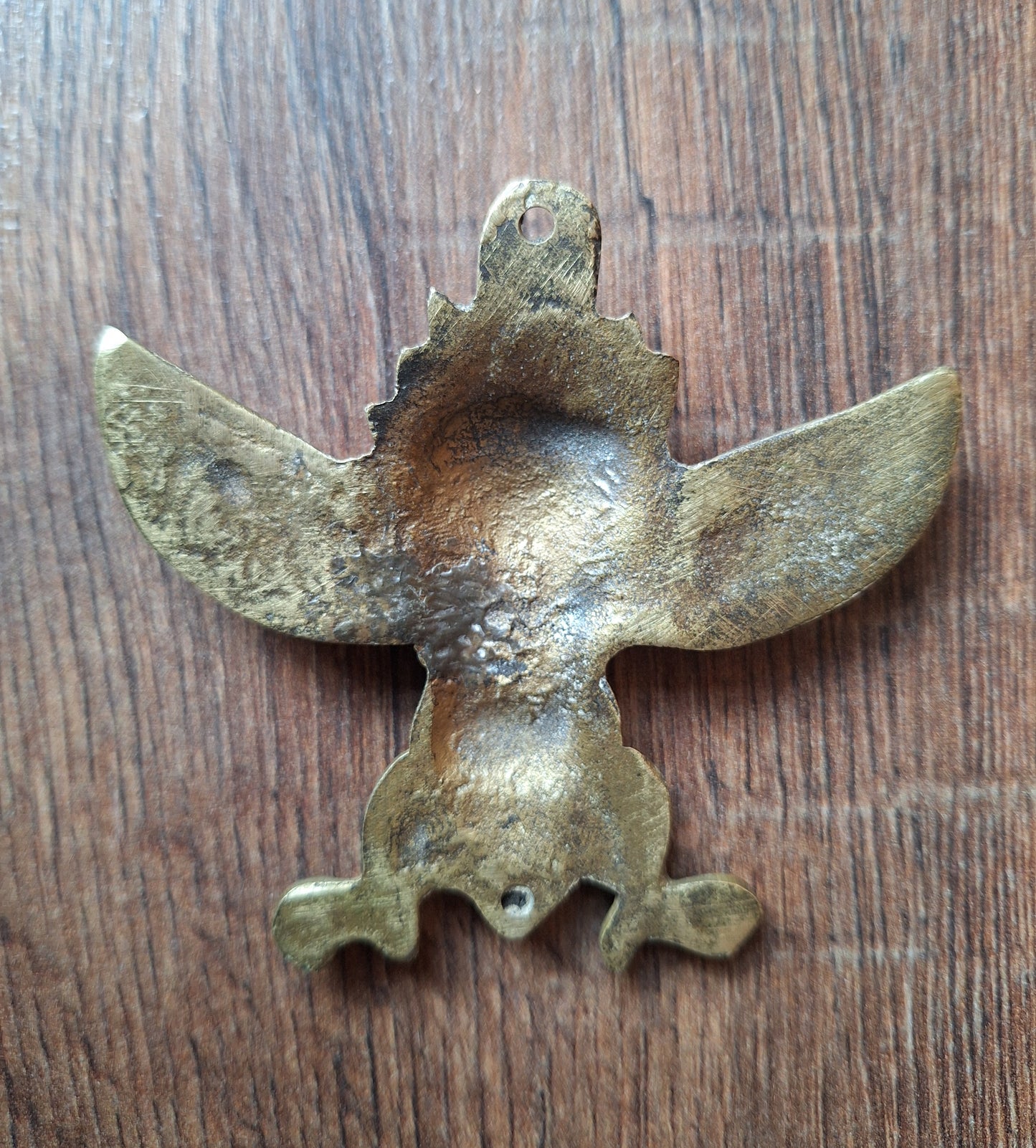 Vintage bronze Garuda pendant