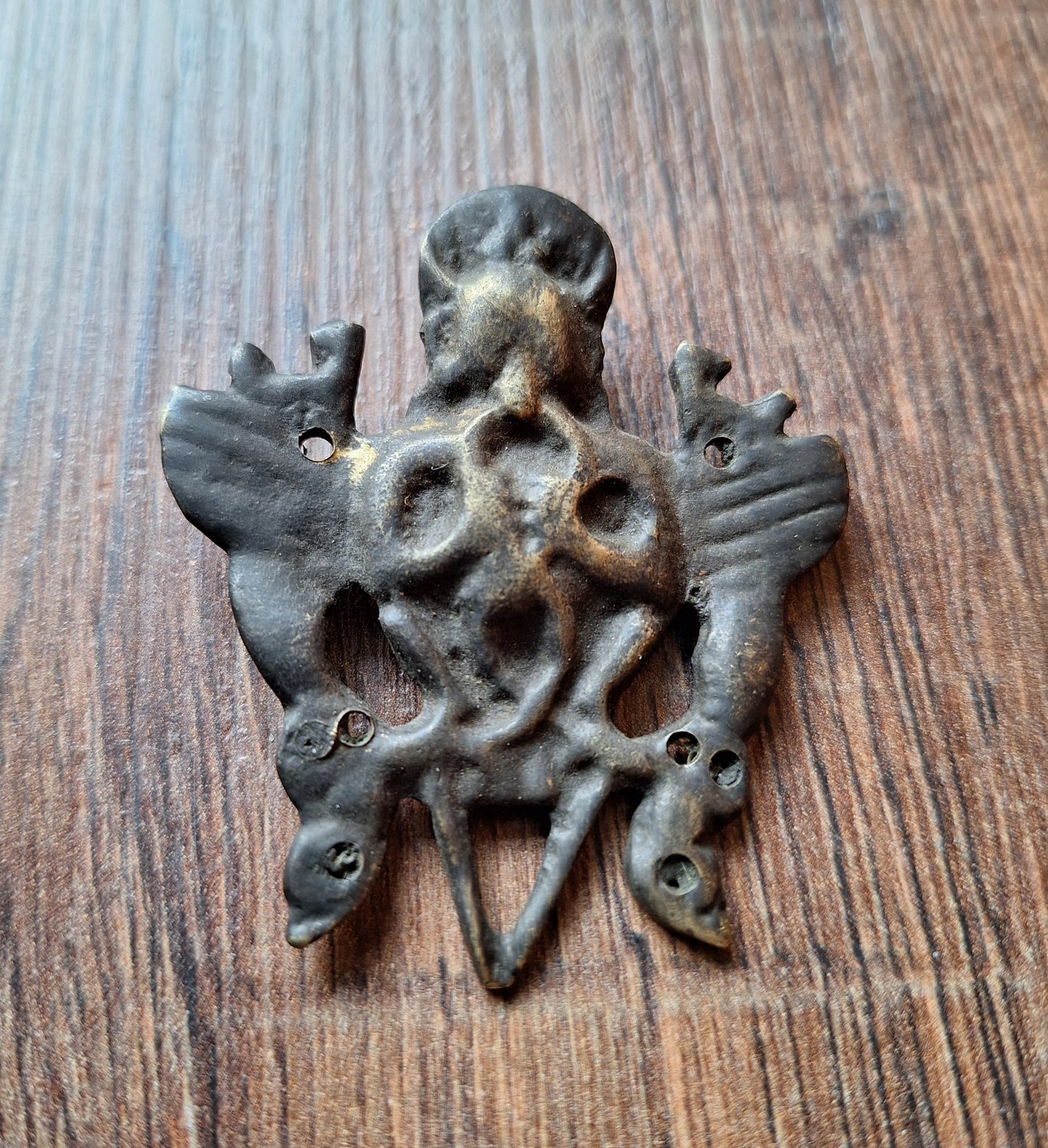 Antique bronze Garuda pendant