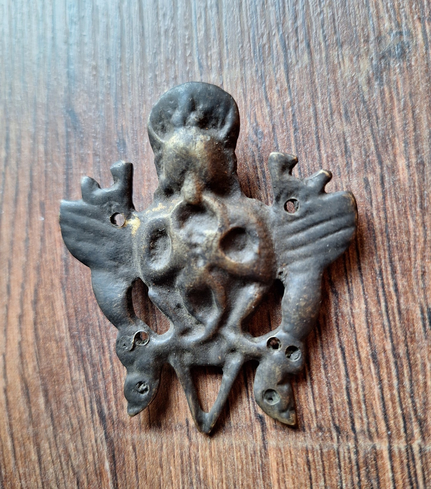 Antique bronze Garuda pendant