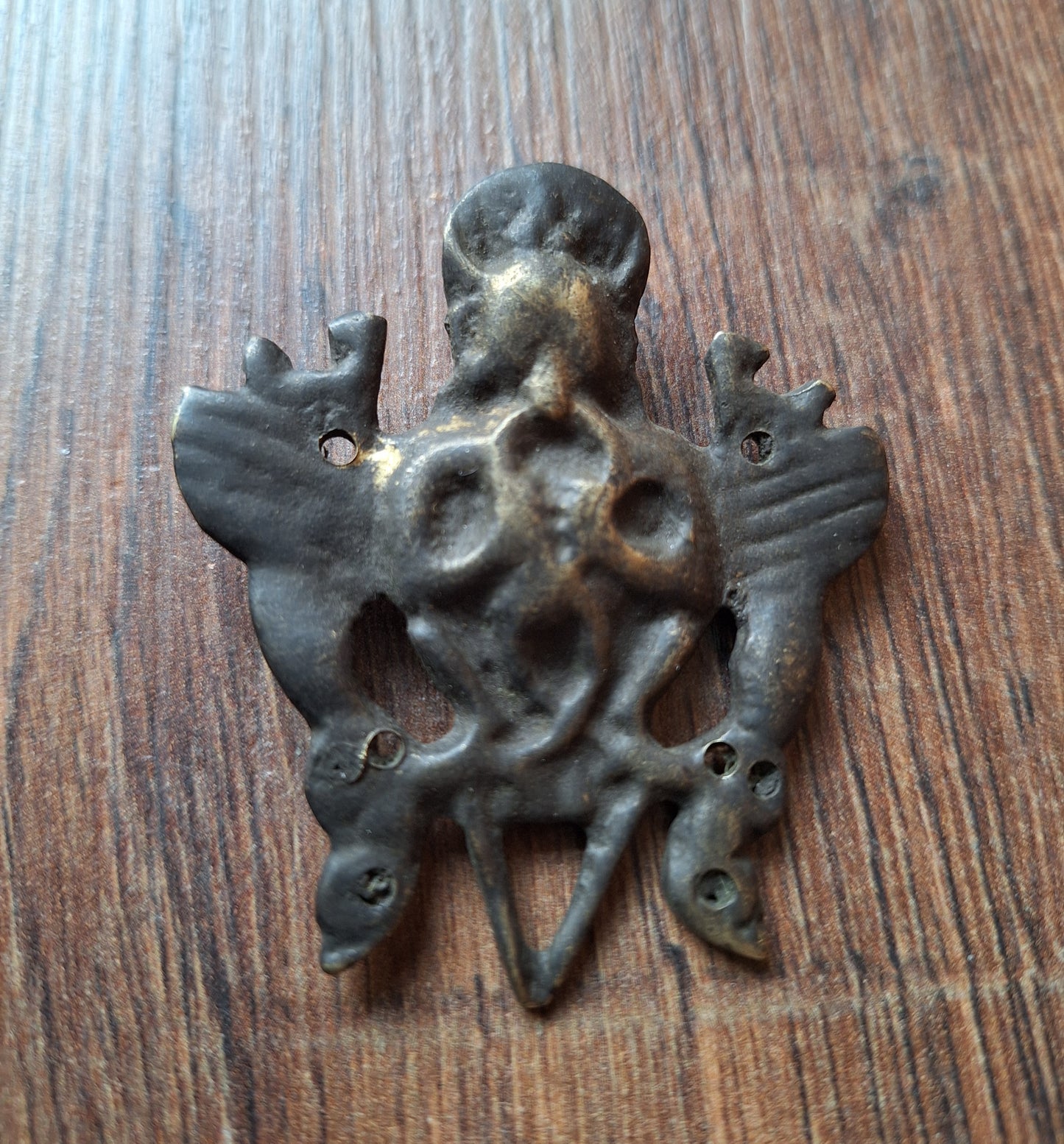 Antique bronze Garuda pendant