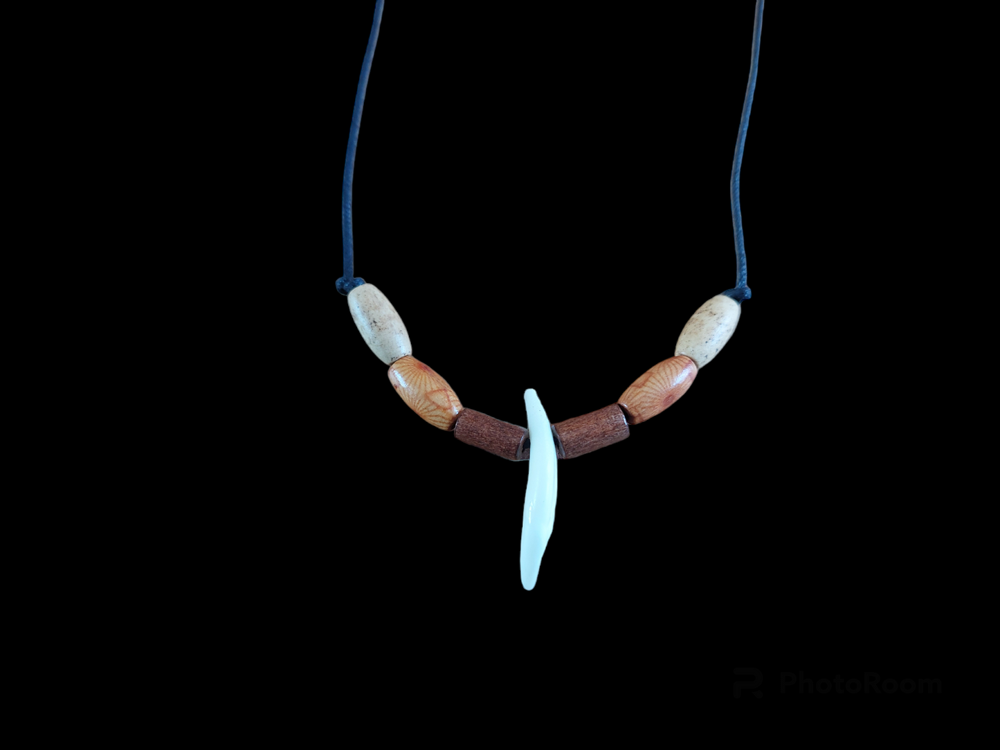 Fox tooth amulet necklace