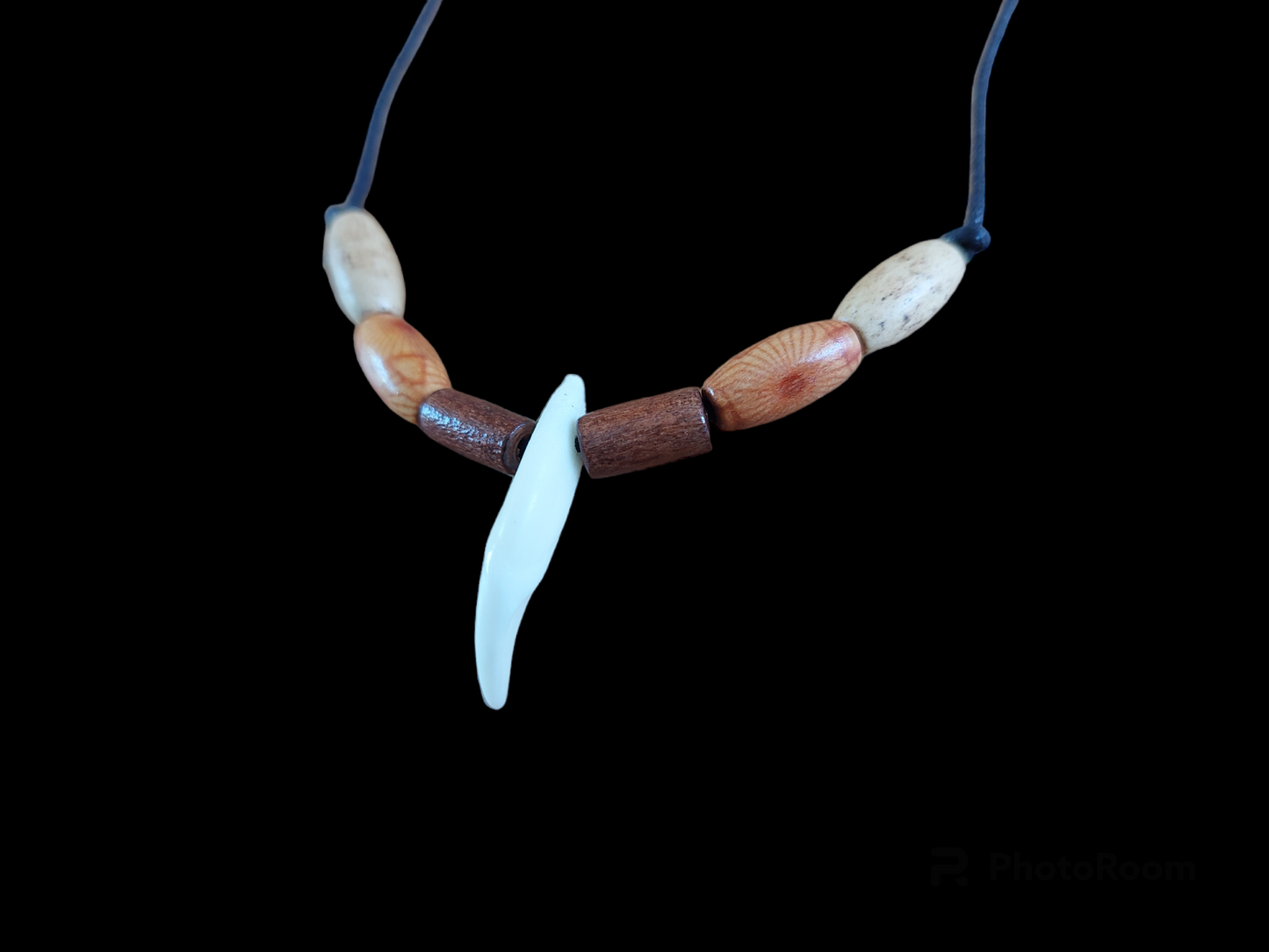 Fox tooth amulet necklace