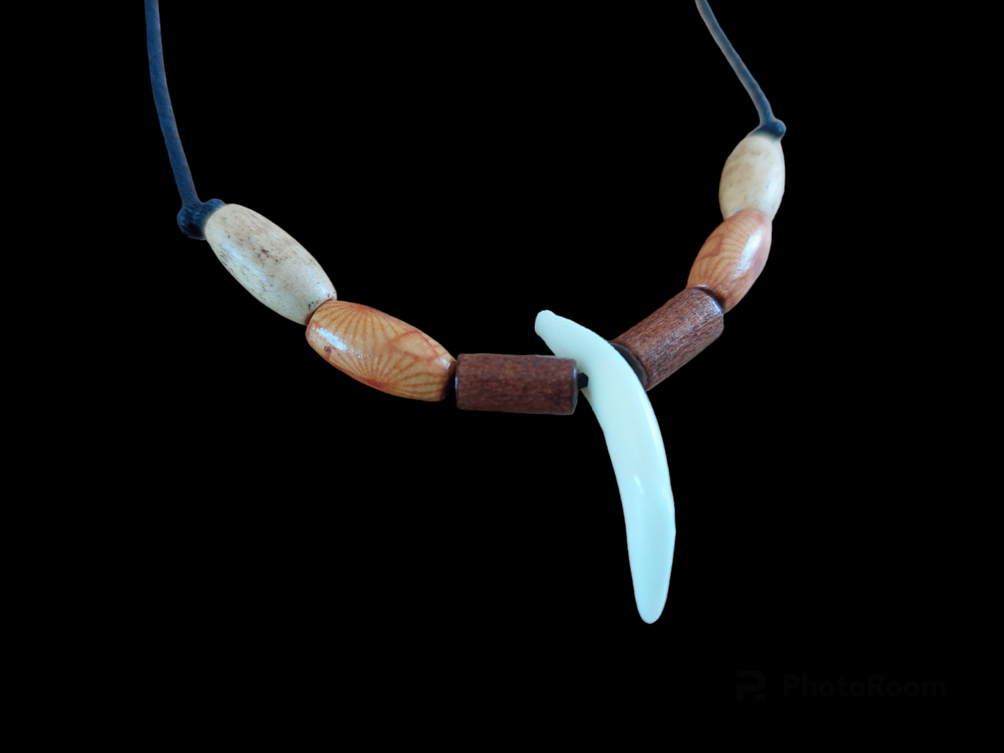 Fox tooth amulet necklace