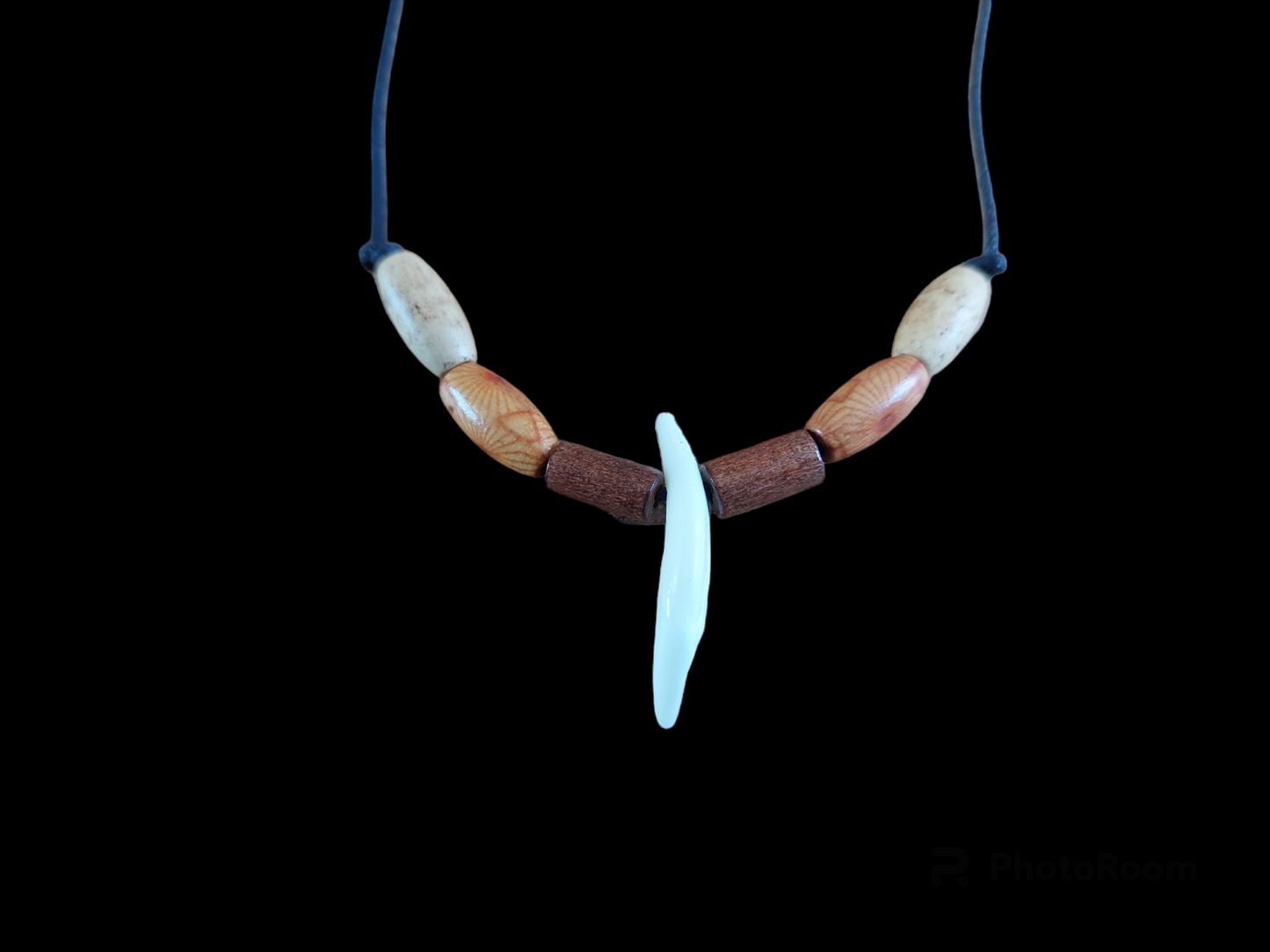 Fox tooth amulet necklace