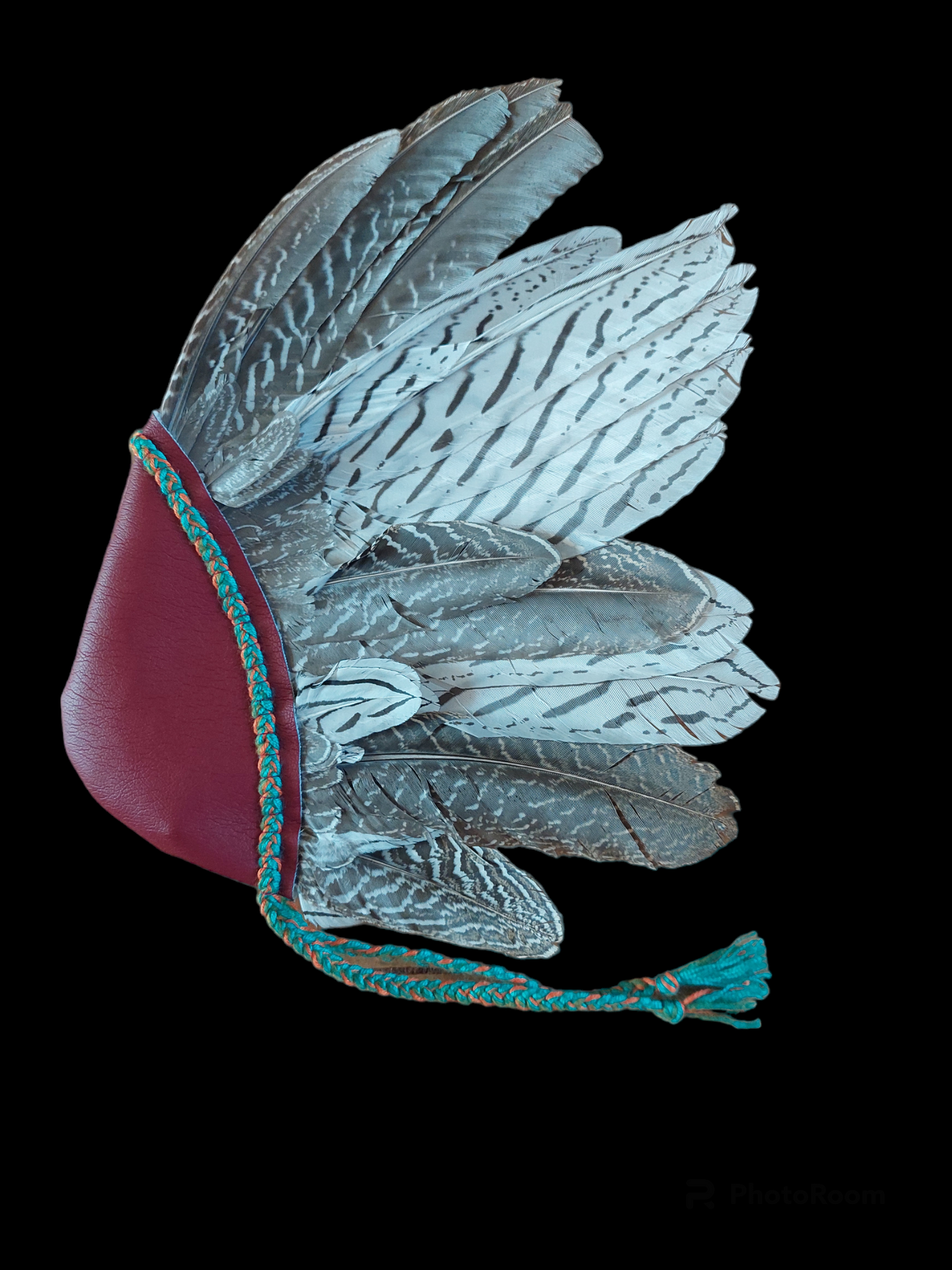 Silver pheasant wing fan