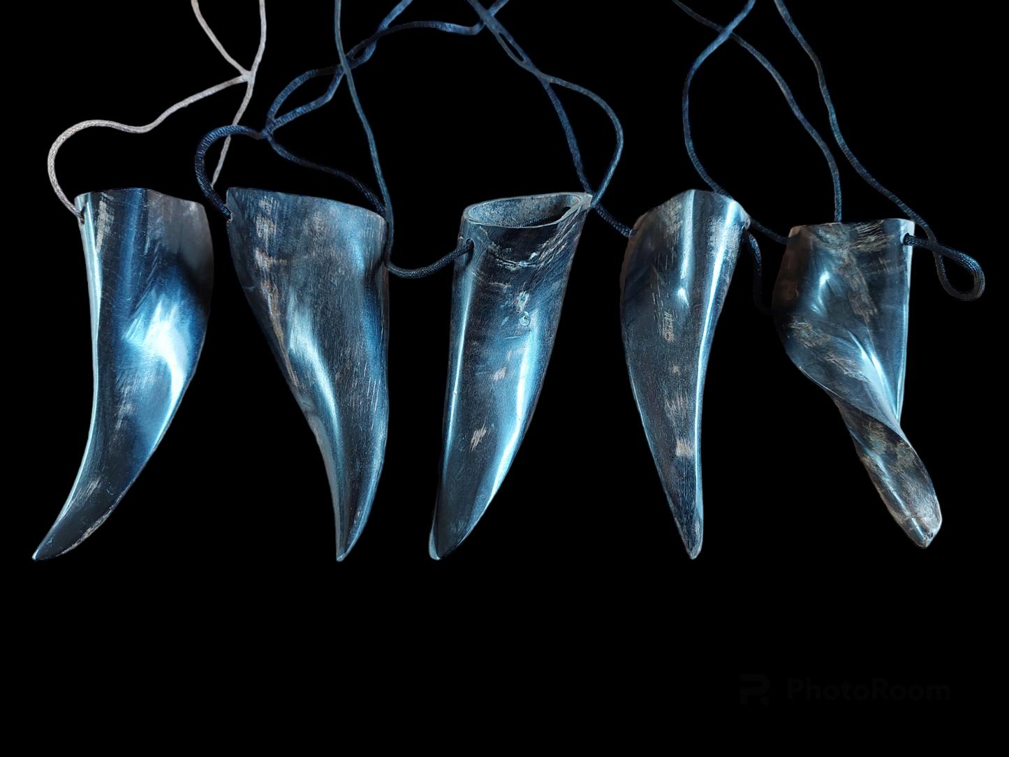 Sheep horn pendants