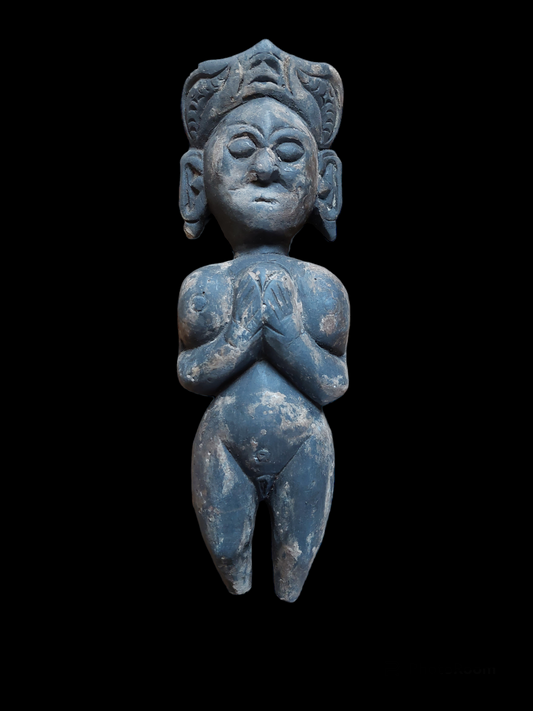 Old Nepalese wooden putali statue