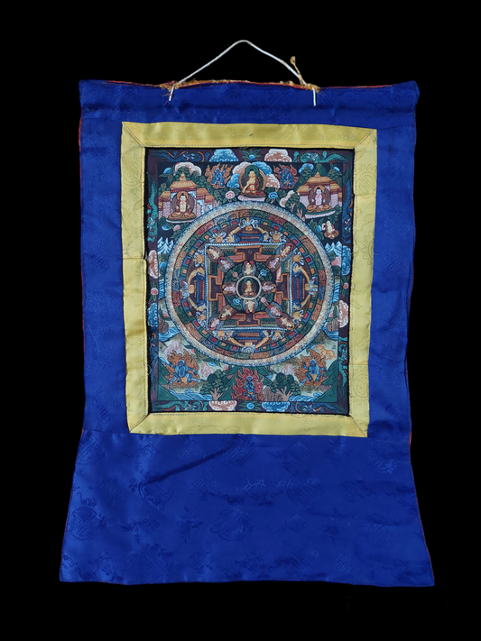 Vintage Tibetan thangka