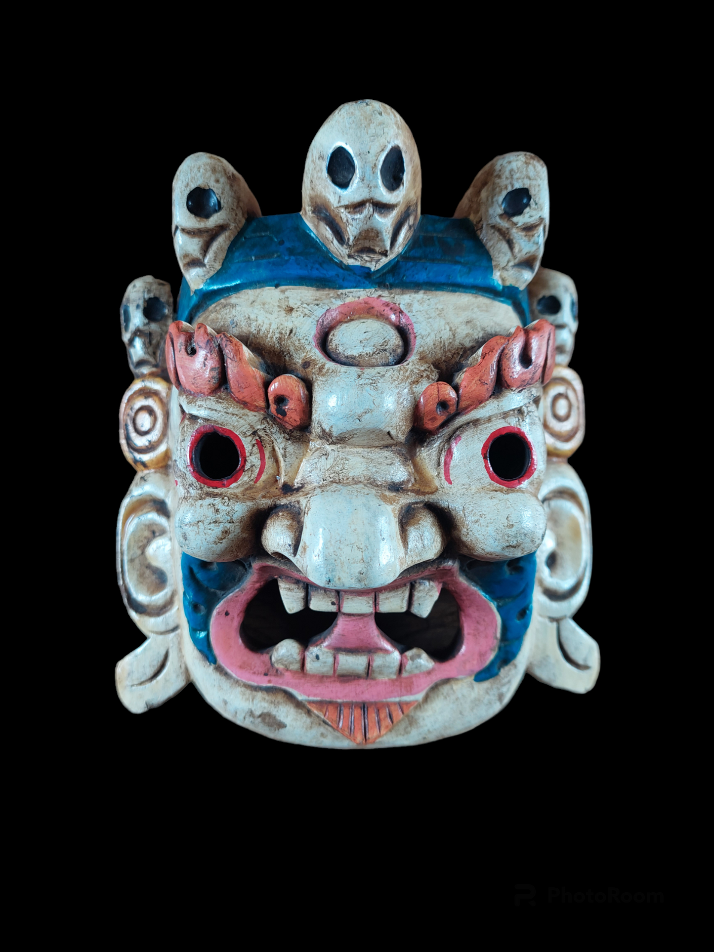 Vintage wooden Mahakala mask #2