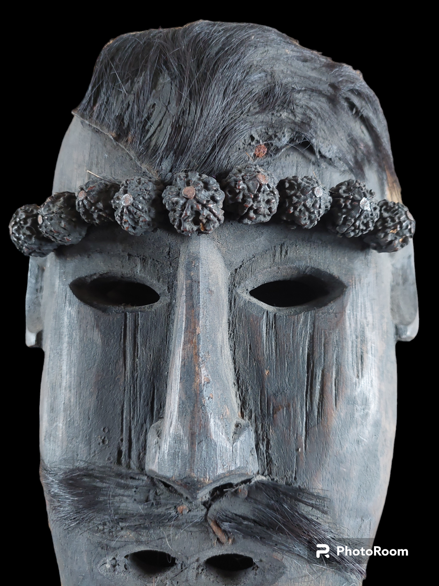 Antique Nepalese wooden mask